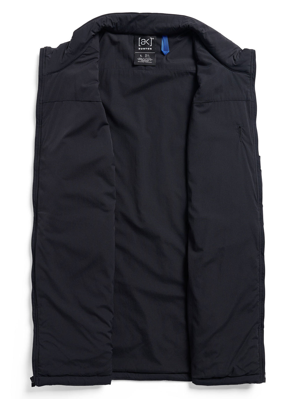 Men's Burton [ak] Helium Stretch Insulated Vest - True Black - Burton Vest Mid - alternate view 8