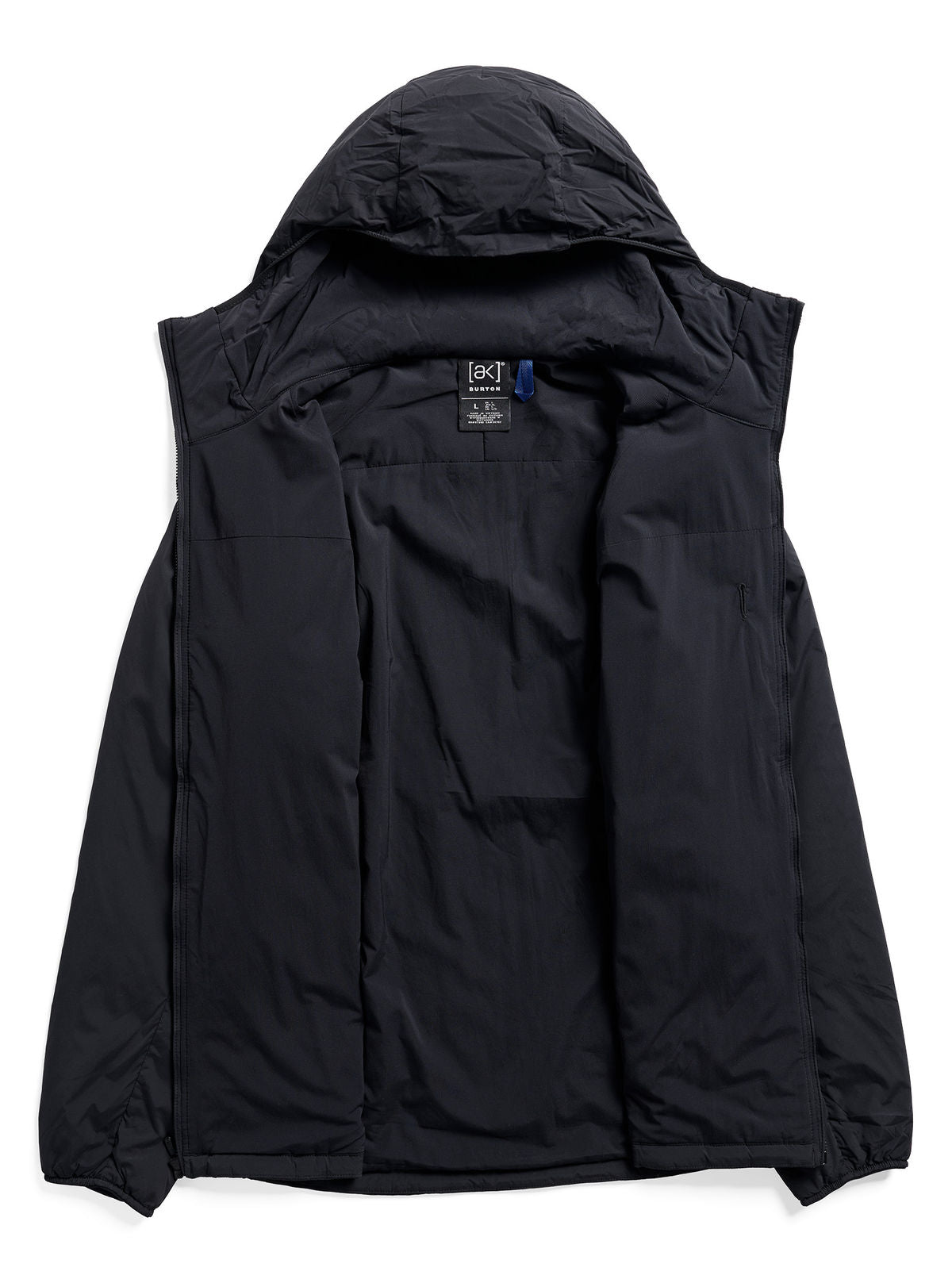 Men's Burton [ak] Helium Hooded Stretch Insulated Jacket - True Black - Burton Jacket Mid - alternate view 8
