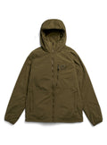 Men's Burton [ak] Helium Hooded Stretch Insulated Jacket - Dried Moss - Burton Jacket Mid