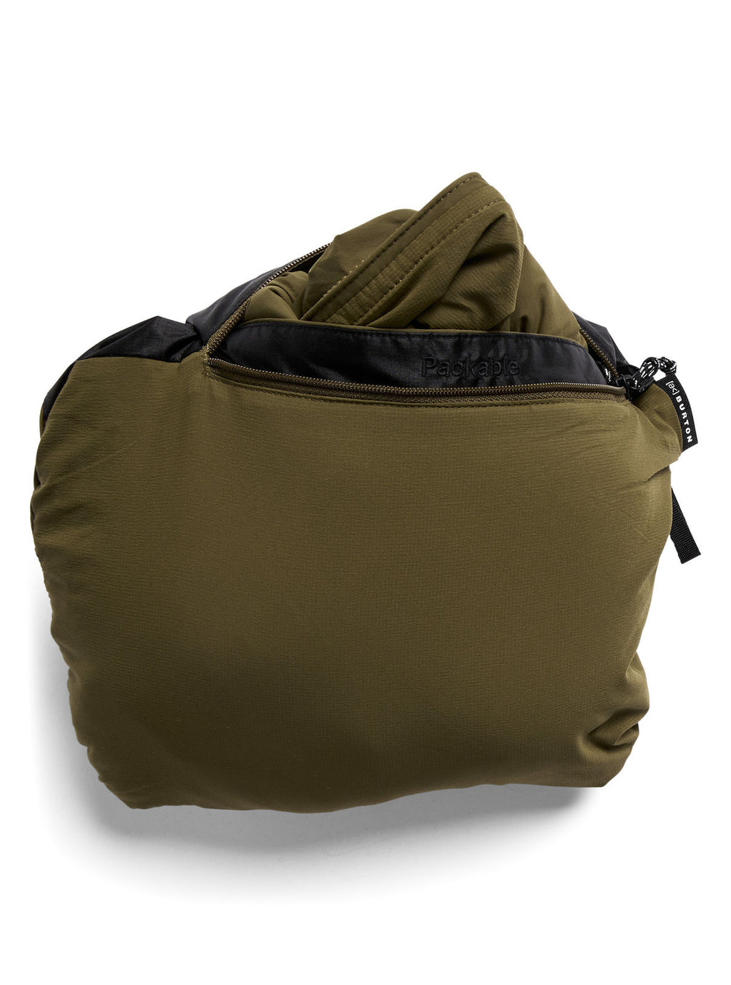 Men's Burton [ak] Helium Hooded Stretch Insulated Jacket - Dried Moss - Burton Jacket Mid - alternate view 7