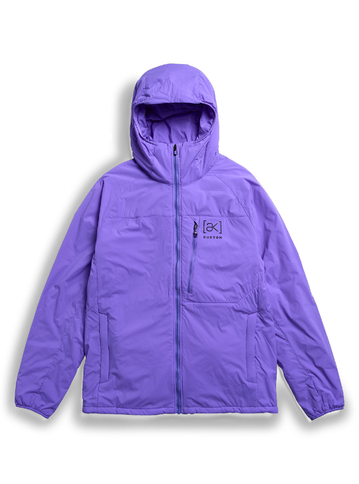 Men's Burton [ak] Helium Hooded Stretch Insulated Jacket - Purple Voltage - Burton Jacket Mid