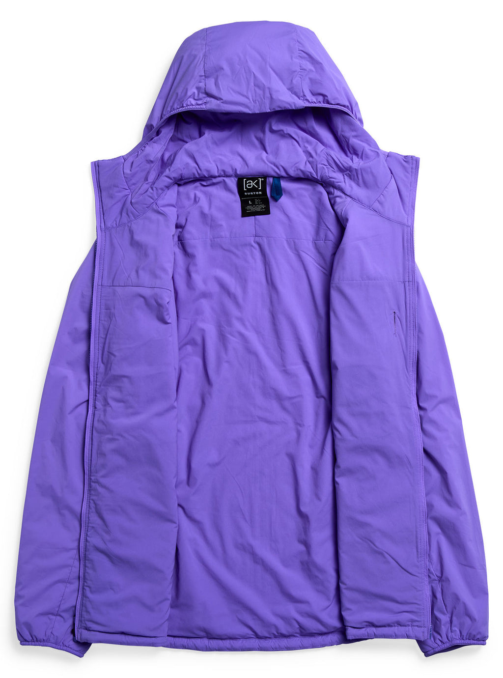 Men's Burton [ak] Helium Hooded Stretch Insulated Jacket - Purple Voltage - Burton Jacket Mid - alternate view 8