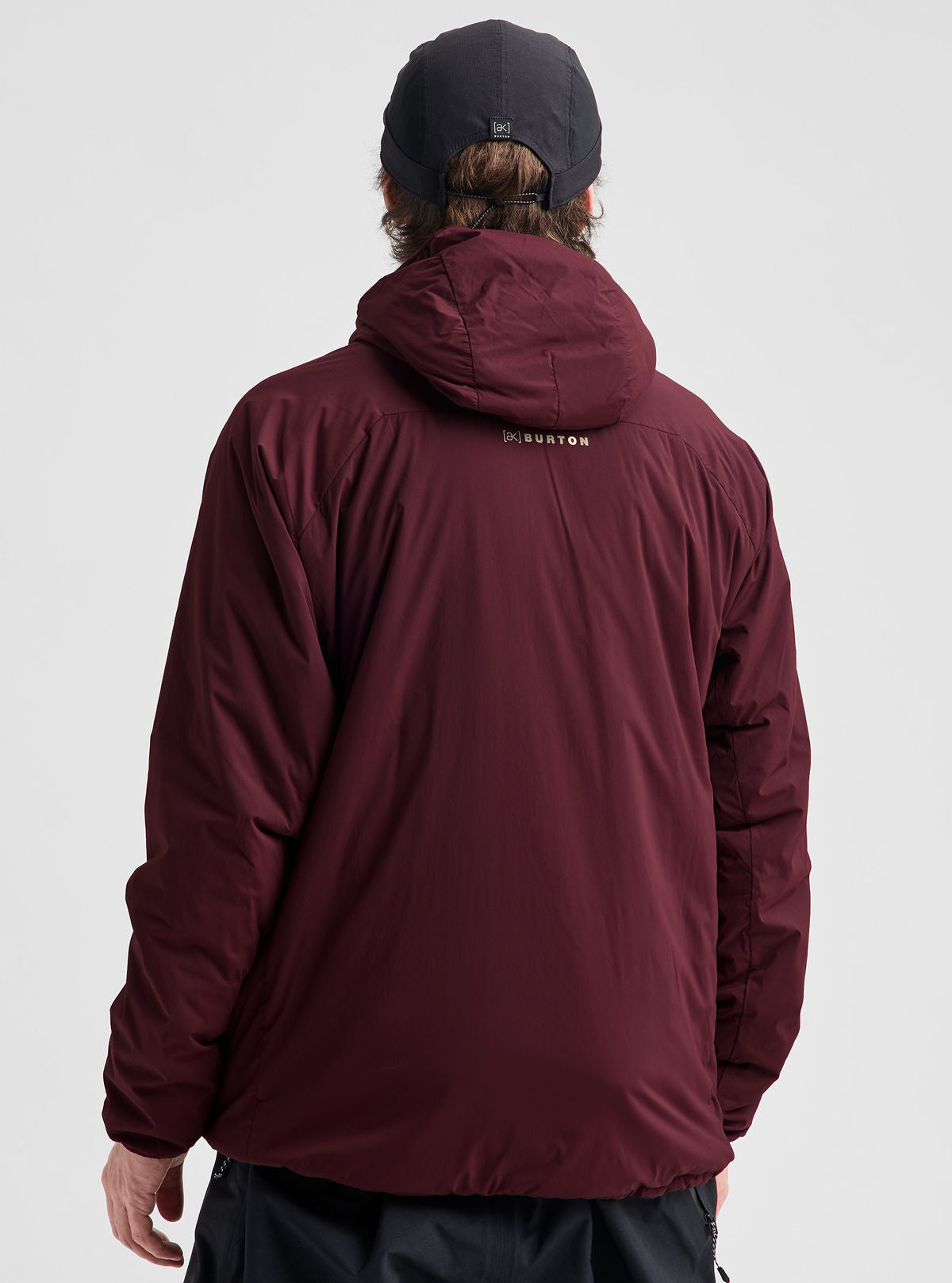 Men's Burton [ak] Helium Hooded Stretch Insulated Jacket - Rum Raisin - Burton Jacket Mid - alternate view 4