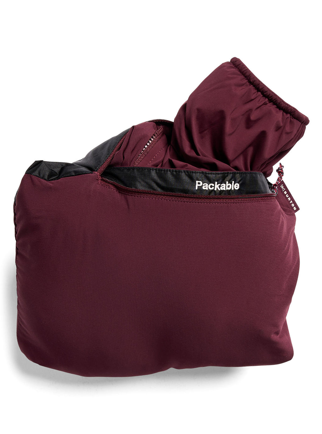 Men's Burton [ak] Helium Hooded Stretch Insulated Jacket - Rum Raisin - Burton Jacket Mid - alternate view 7