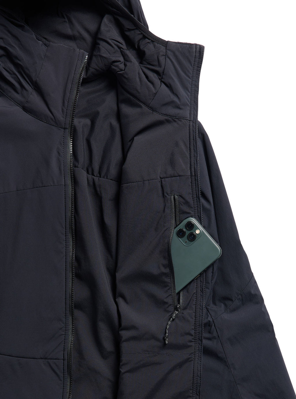 Women's Burton [ak] Helium Hooded Stretch Insulated Jacket - True Black - Burton Jacket Mid - alternate view 5