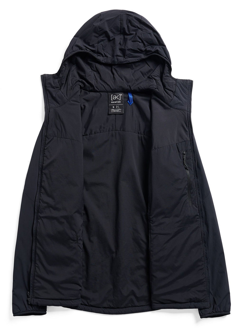 Women's Burton [ak] Helium Hooded Stretch Insulated Jacket - True Black - Burton Jacket Mid - alternate view 8