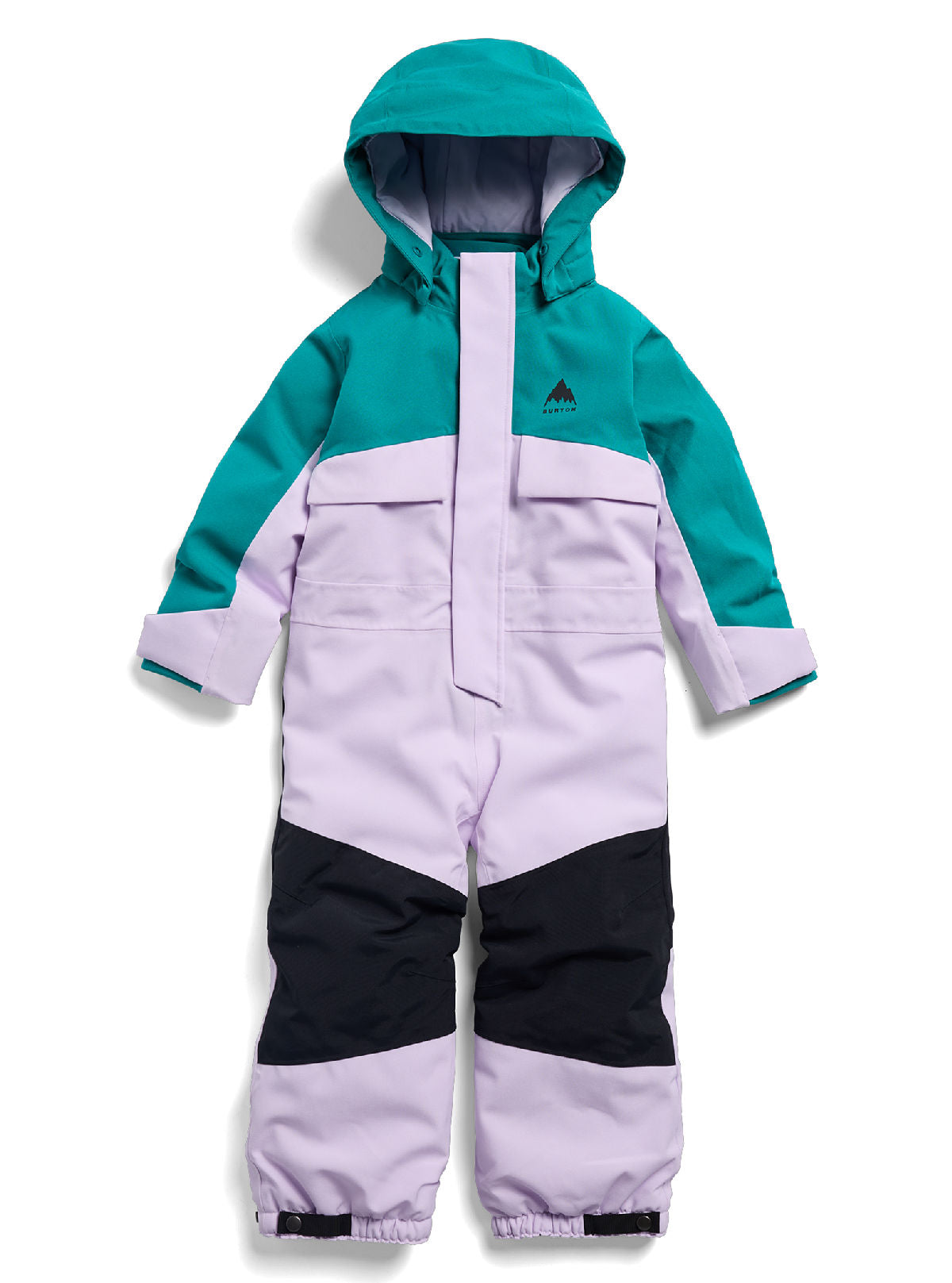 Toddlers' Burton 2L One Piece - Pacific Teal/Moondust Purple - Burton One Piece Outerwear