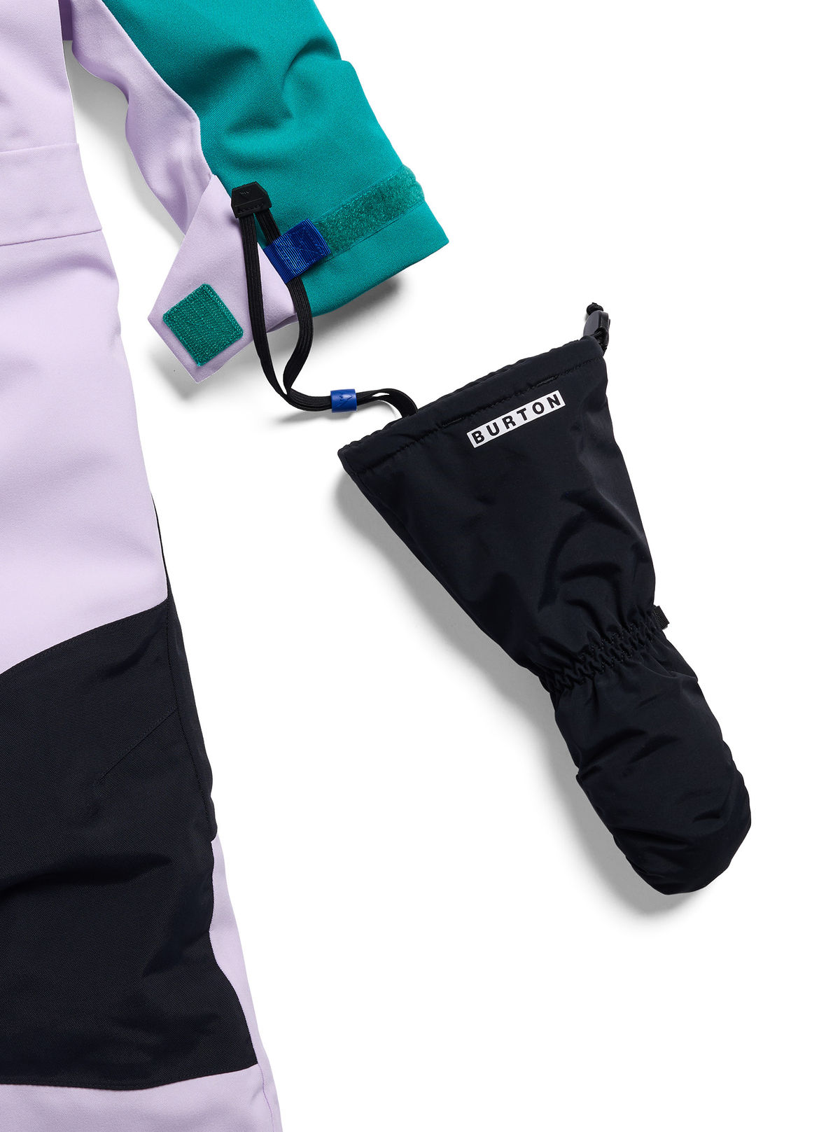 Toddlers' Burton 2L One Piece - Pacific Teal/Moondust Purple - Burton One Piece Outerwear - alternate view 2
