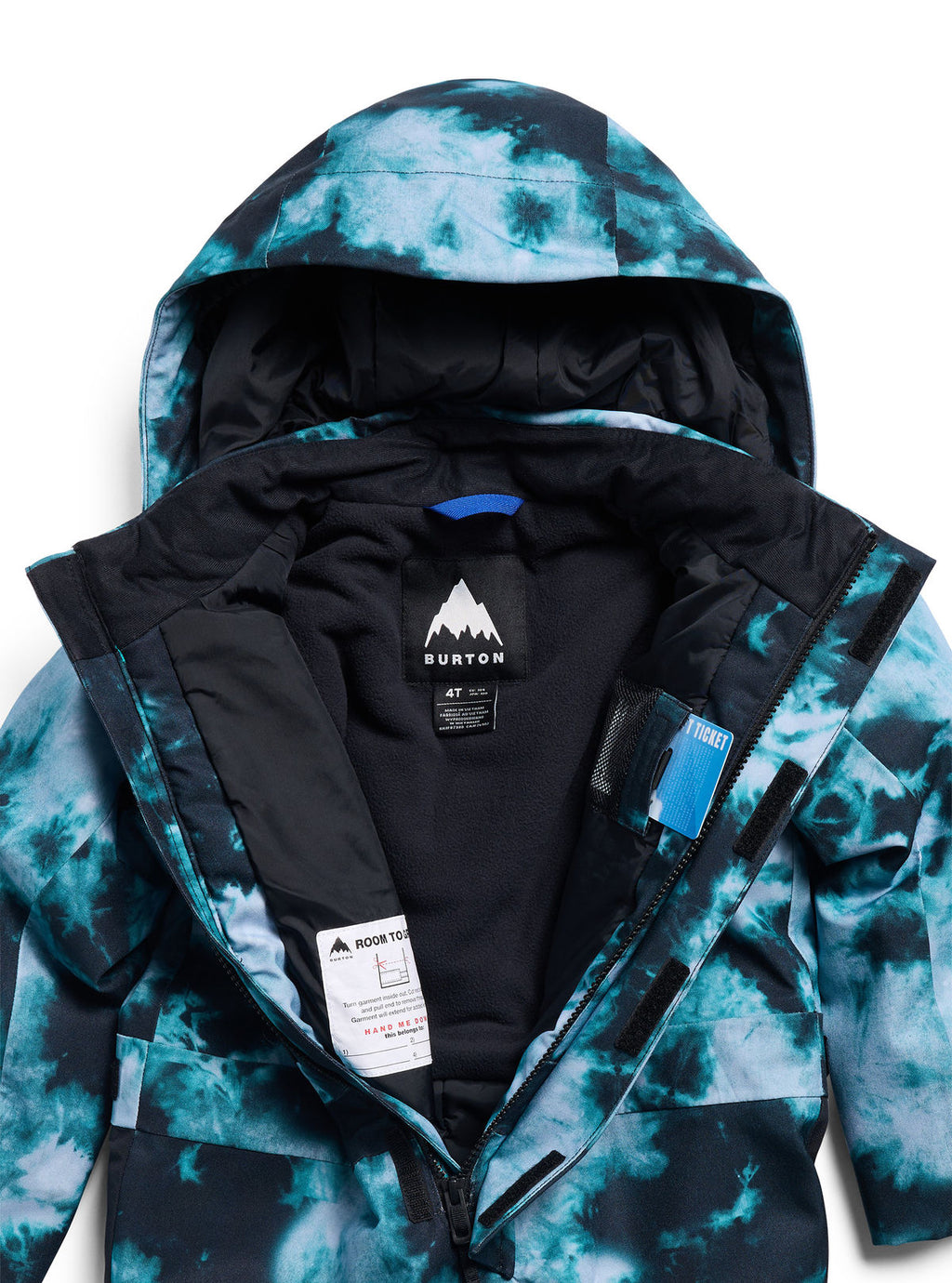Toddlers' Burton 2L One Piece - Crumple Dye - Burton One Piece Outerwear - alternate view 7