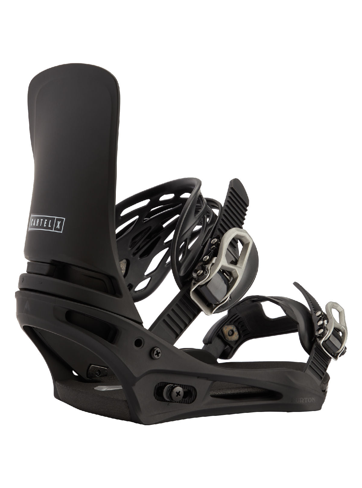 Men's Burton Cartel X Re:Flex Snowboard Bindings - Black - Burton Bindings Strap