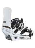 Men's Burton Cartel X Re:Flex Snowboard Bindings - White - Burton Bindings Strap