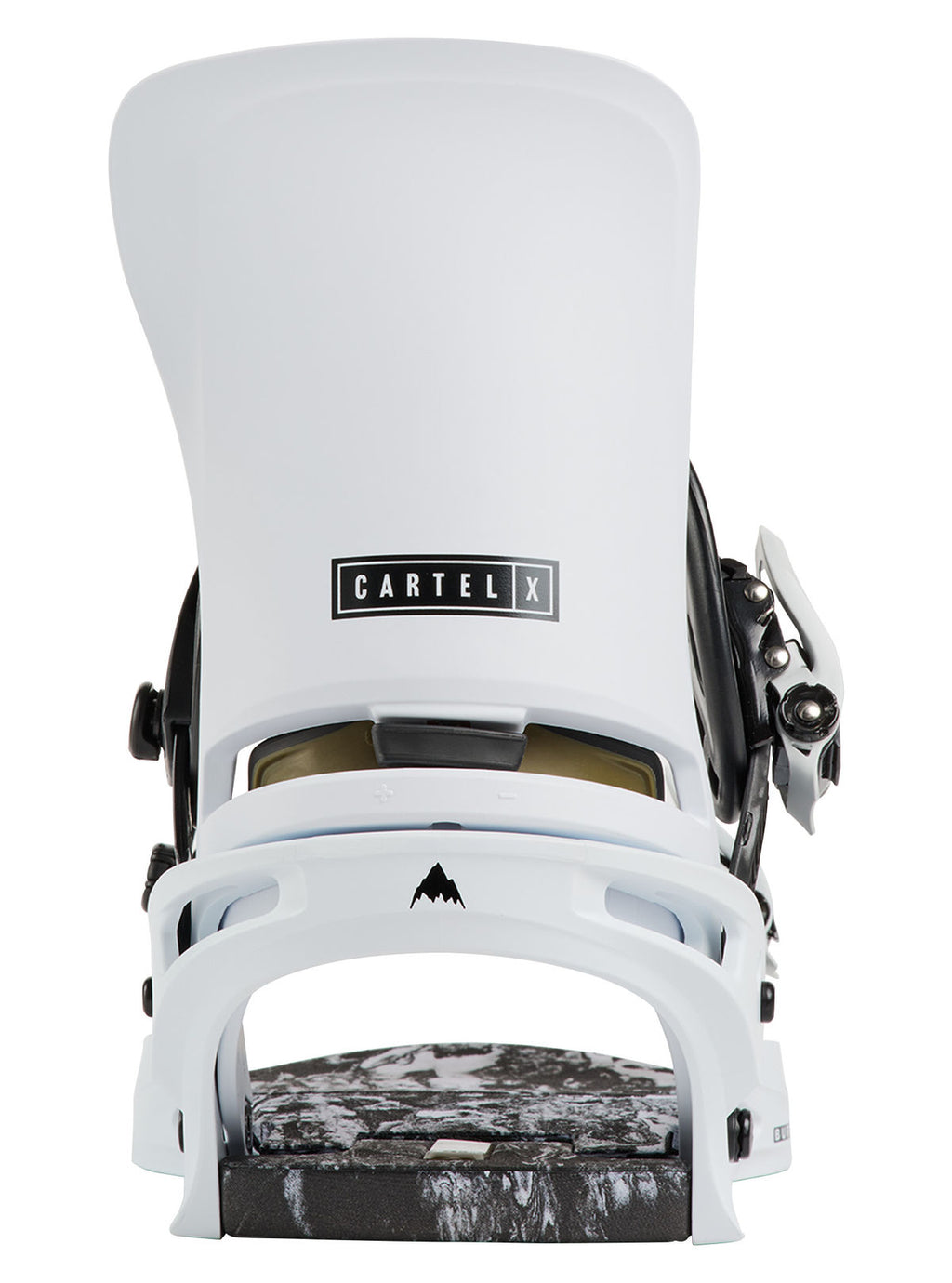 Men's Burton Cartel X Re:Flex Snowboard Bindings - White - Burton Bindings Strap - alternate view 3