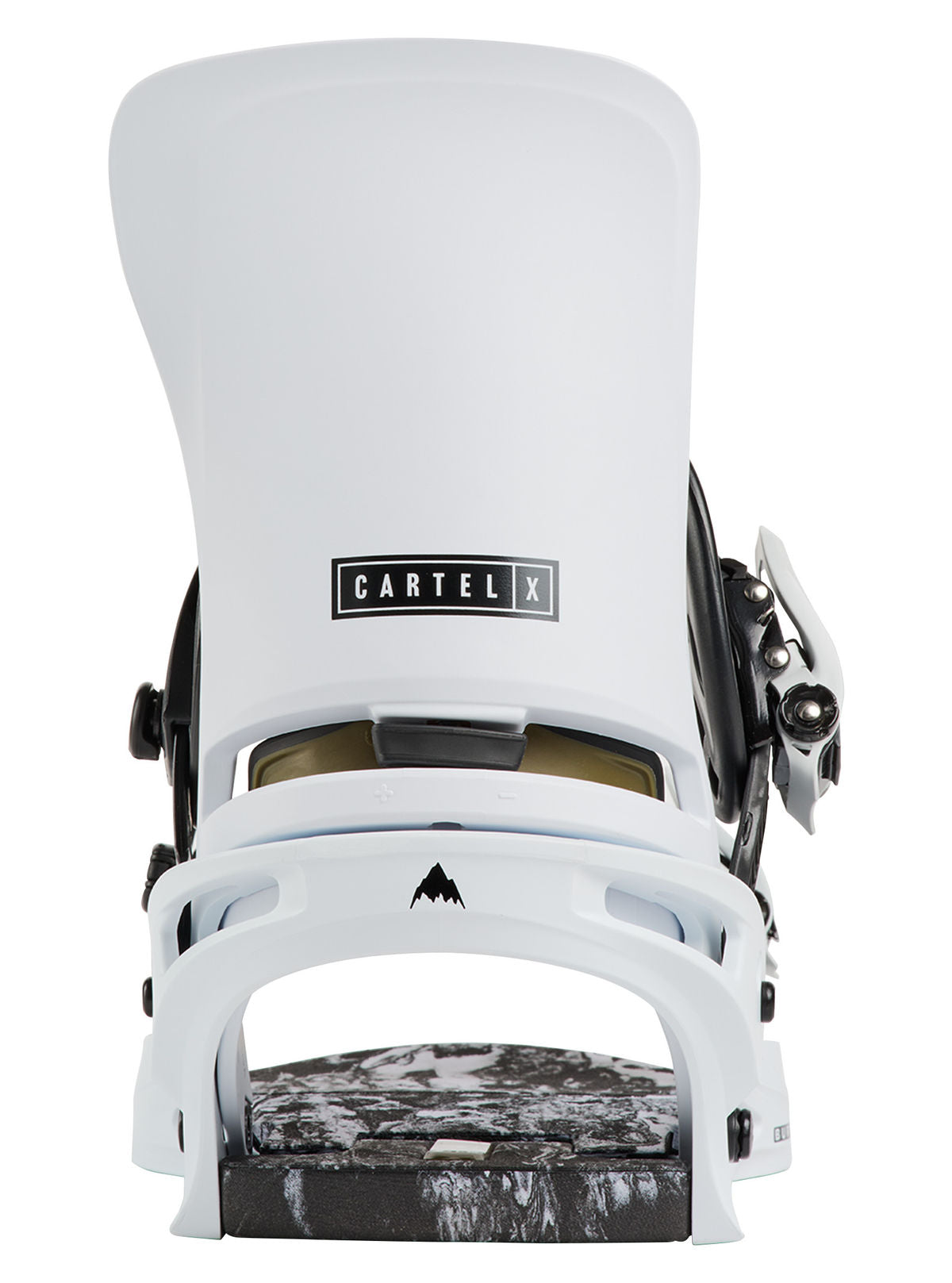 Men's Burton Cartel X Re:Flex Snowboard Bindings - White - Burton Bindings Strap - alternate view 3