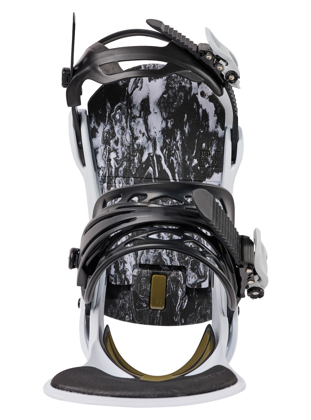 Men's Burton Cartel X Re:Flex Snowboard Bindings - White - Burton Bindings Strap - alternate view 4