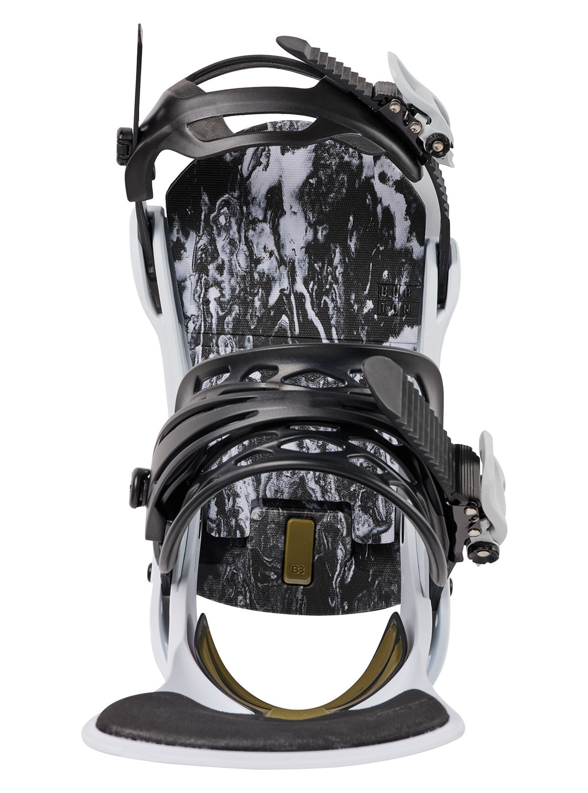 Men's Burton Cartel X Re:Flex Snowboard Bindings - White - Burton Bindings Strap - alternate view 4