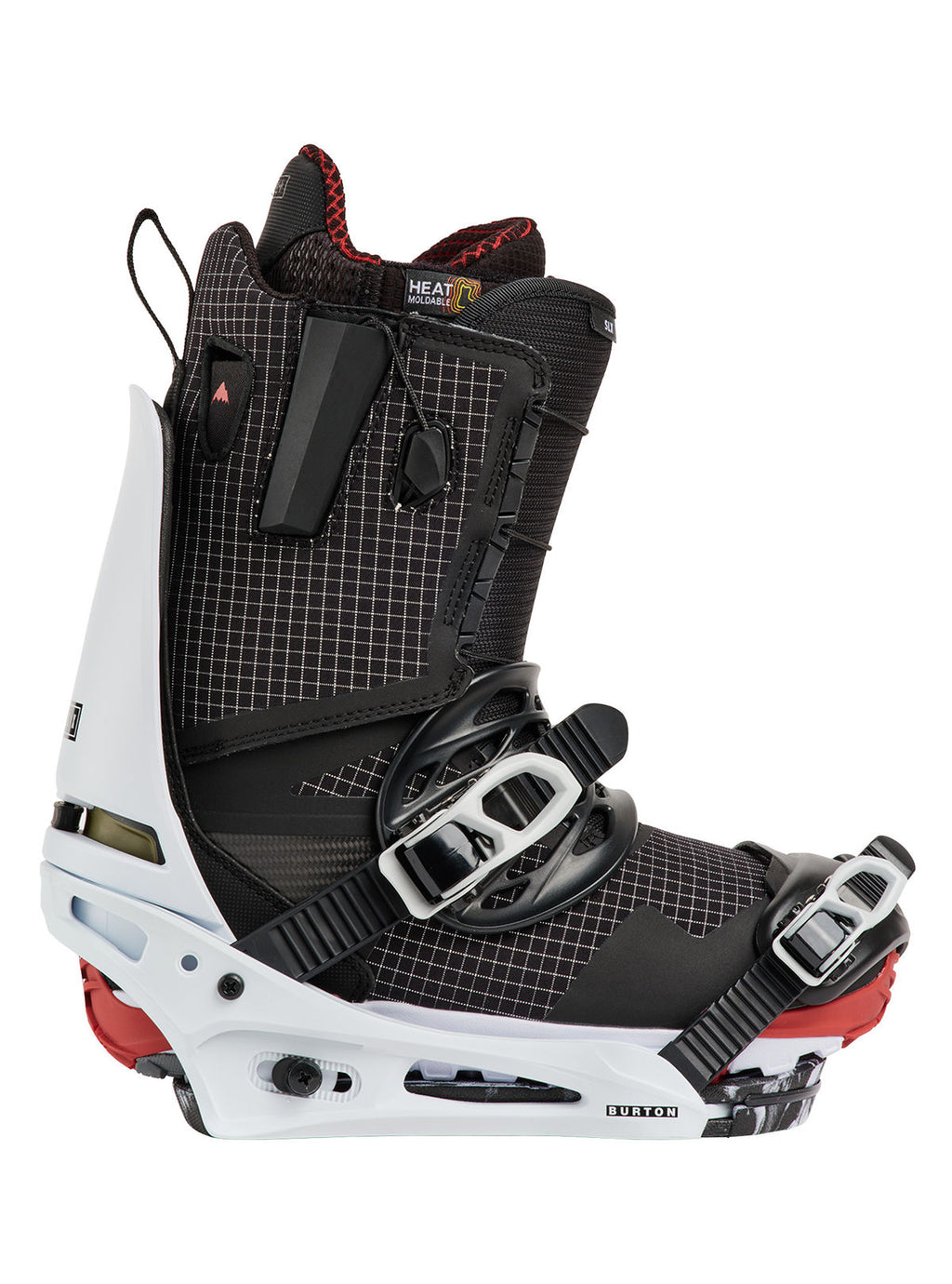 Men's Burton Cartel X Re:Flex Snowboard Bindings - White - Burton Bindings Strap - alternate view 5
