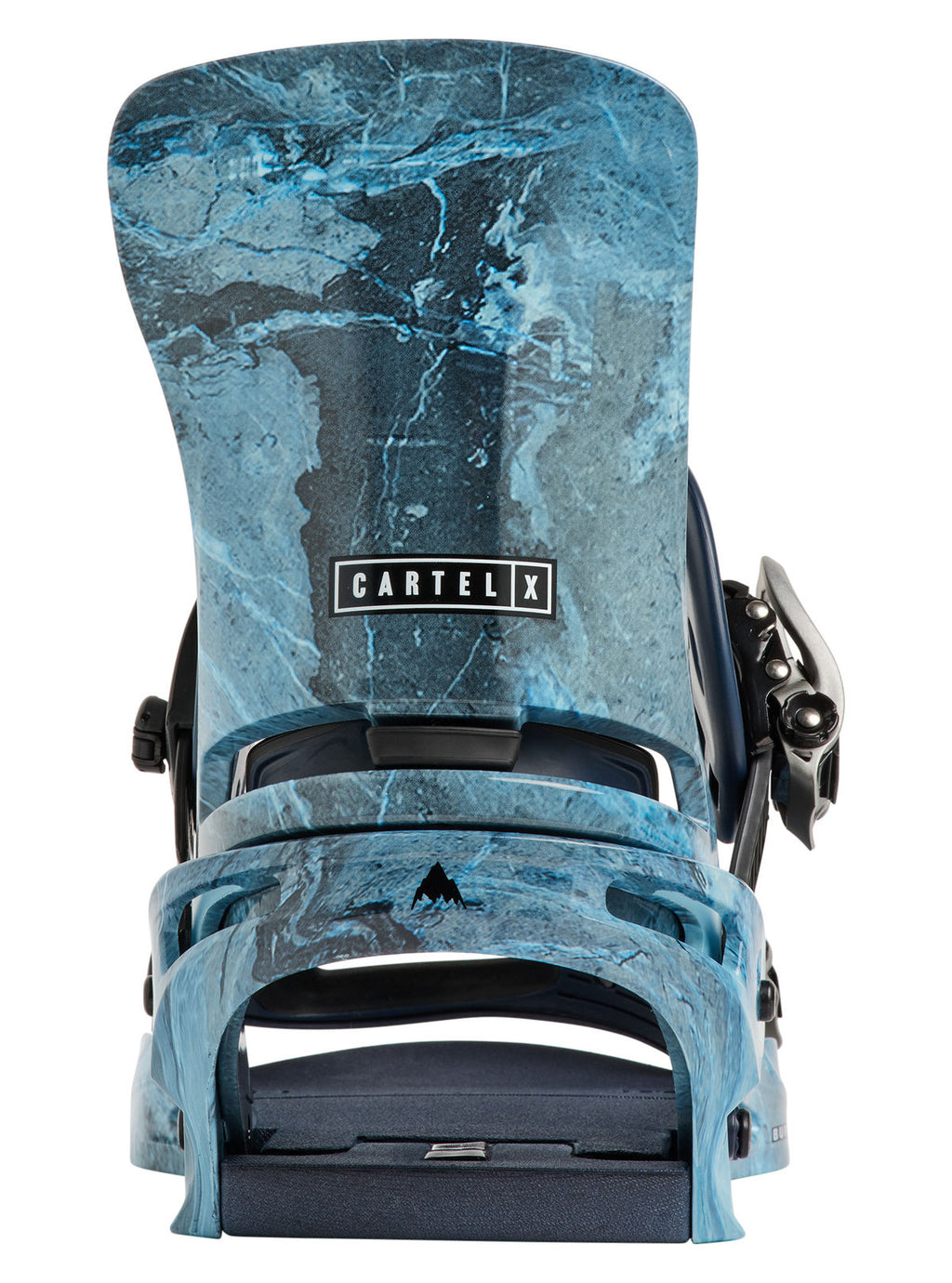 Men's Burton Cartel X Re:Flex Snowboard Bindings - Marbled Stone - Burton Bindings Strap - alternate view 3