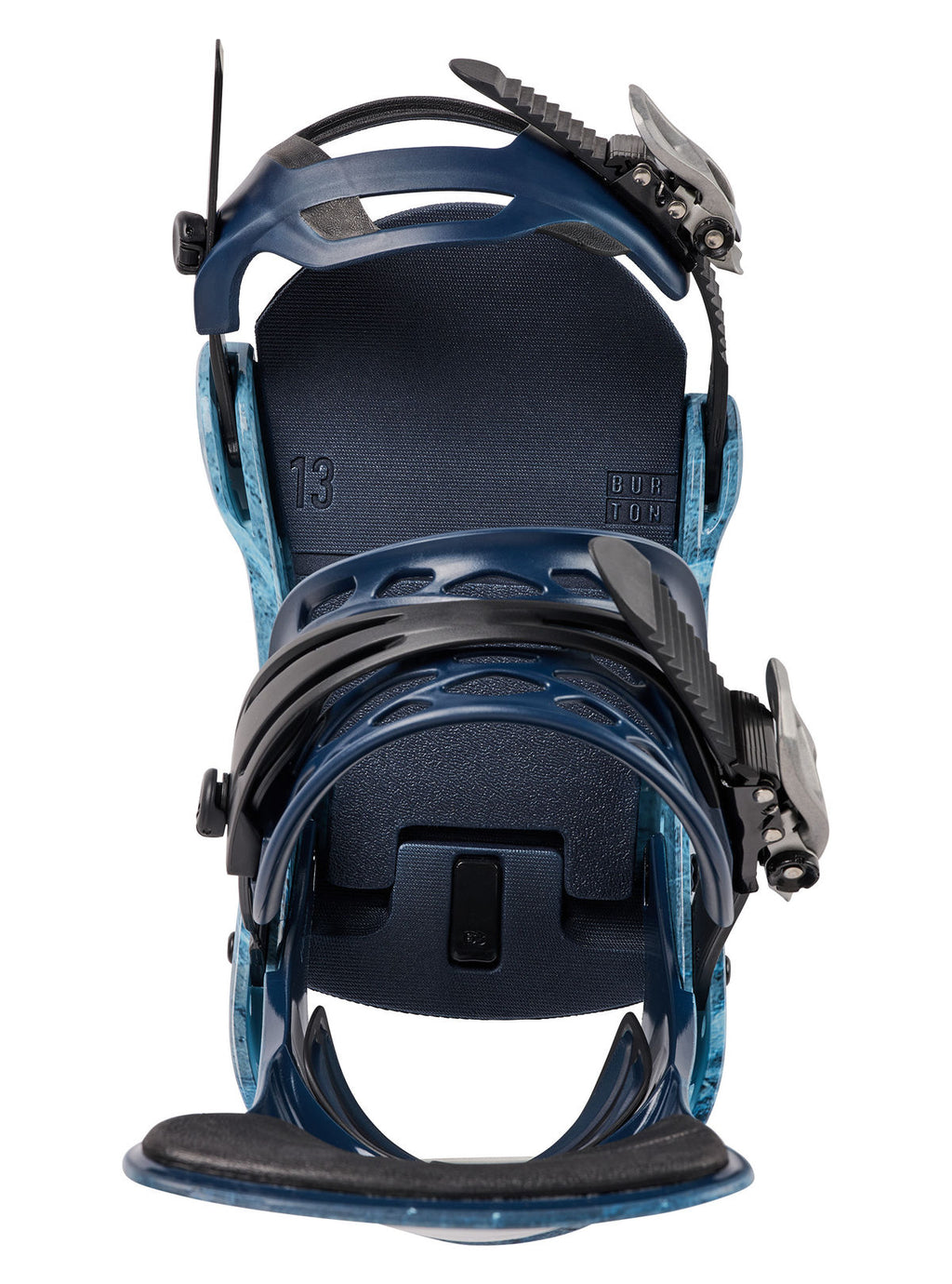 Men's Burton Cartel X Re:Flex Snowboard Bindings - Marbled Stone - Burton Bindings Strap - alternate view 4