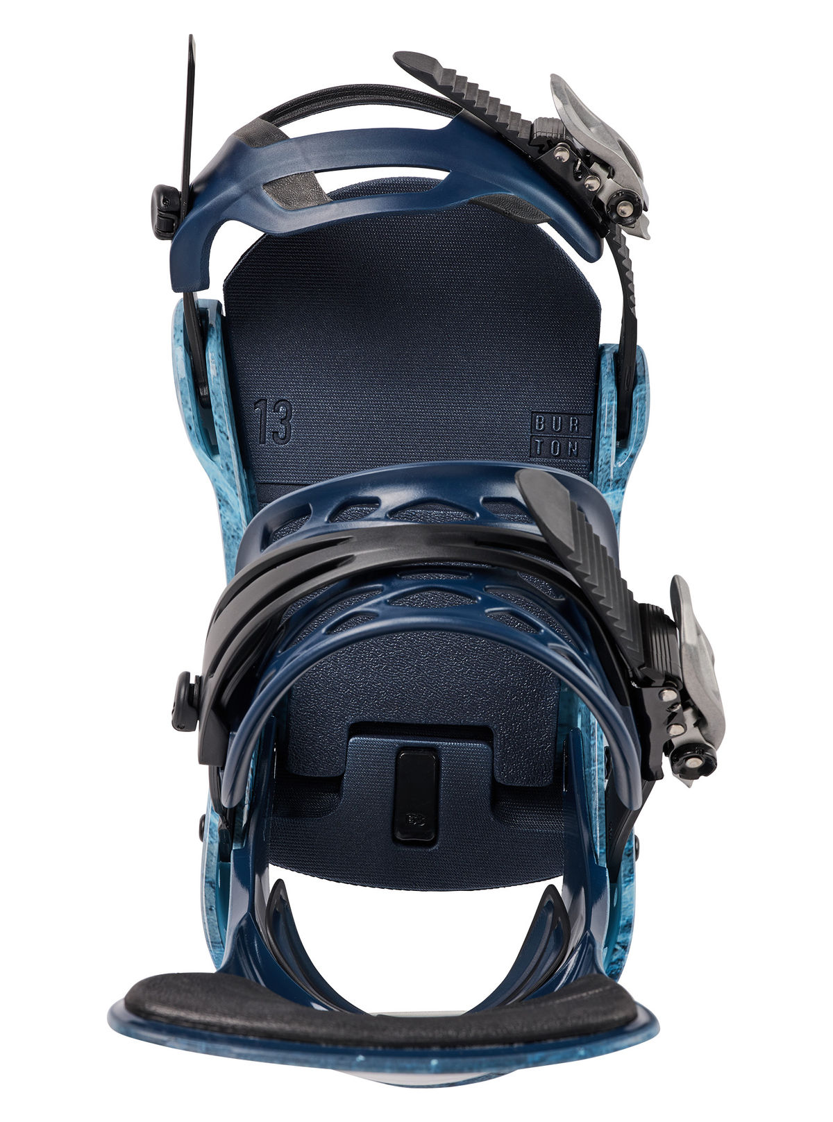 Men's Burton Cartel X Re:Flex Snowboard Bindings - Marbled Stone - Burton Bindings Strap - alternate view 4
