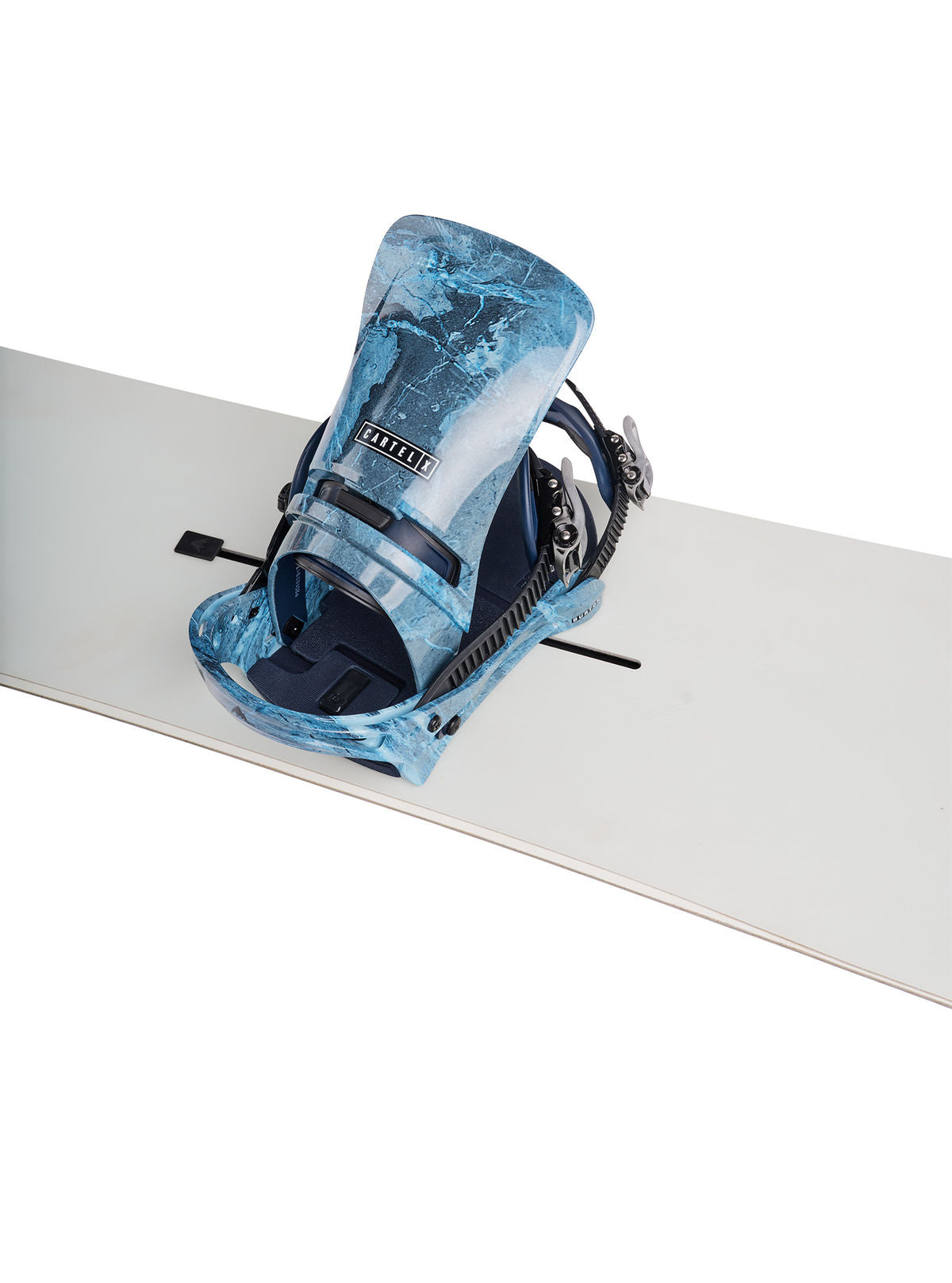 Men's Burton Cartel X Re:Flex Snowboard Bindings - Marbled Stone - Burton Bindings Strap - alternate view 6