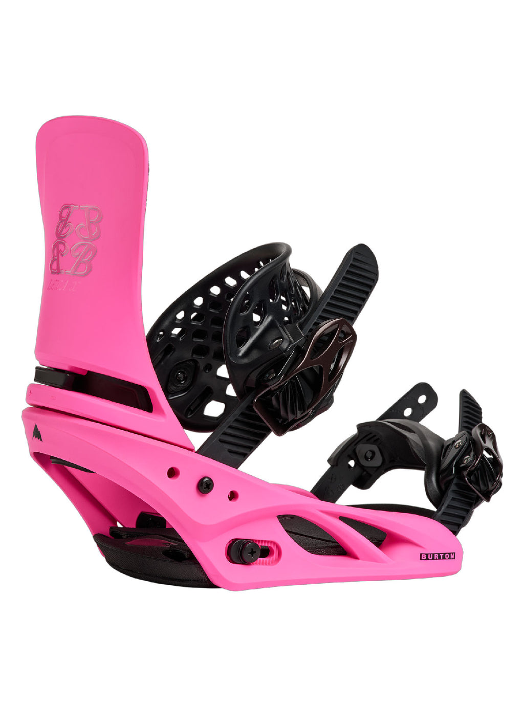 Women's Burton Lexa X Re:Flex Snowboard Bindings - Shockwave Pink - Burton Bindings Strap