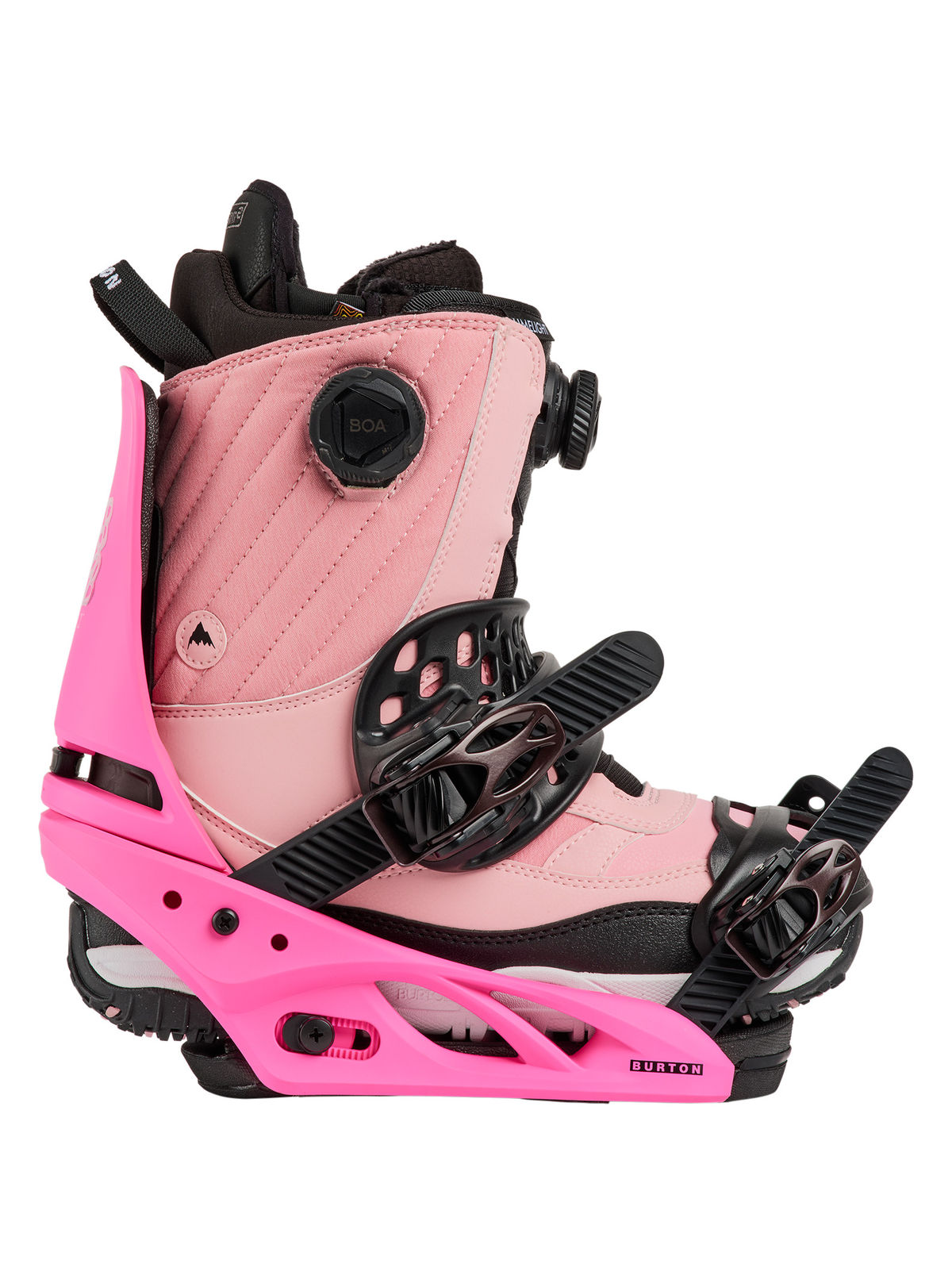 Women's Burton Lexa X Re:Flex Snowboard Bindings - Shockwave Pink - Burton Bindings Strap - alternate view 5