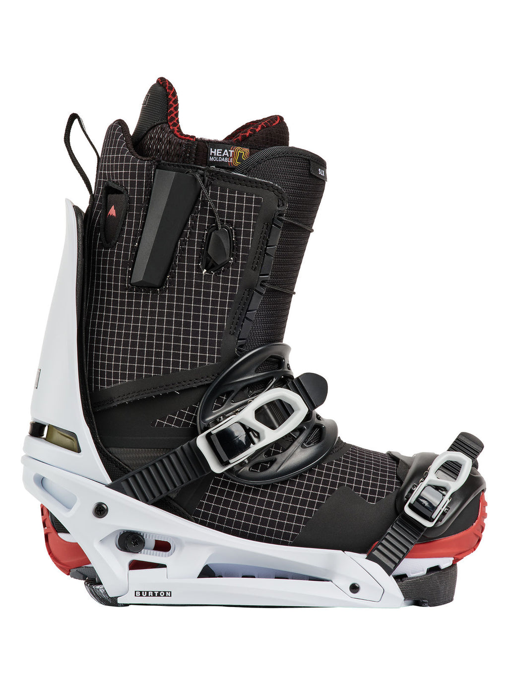 Men's Burton Cartel X EST Snowboard Bindings - White - Burton Bindings Strap - alternate view 5