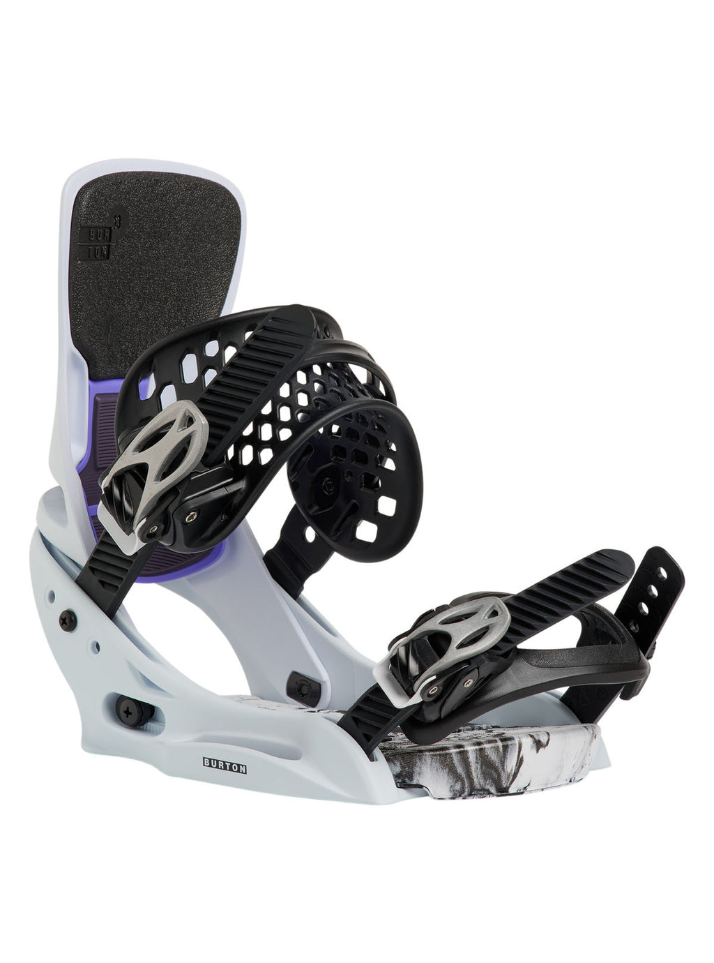Women's Burton Lexa X EST Snowboard Bindings - White - Burton Bindings Strap - alternate view 2