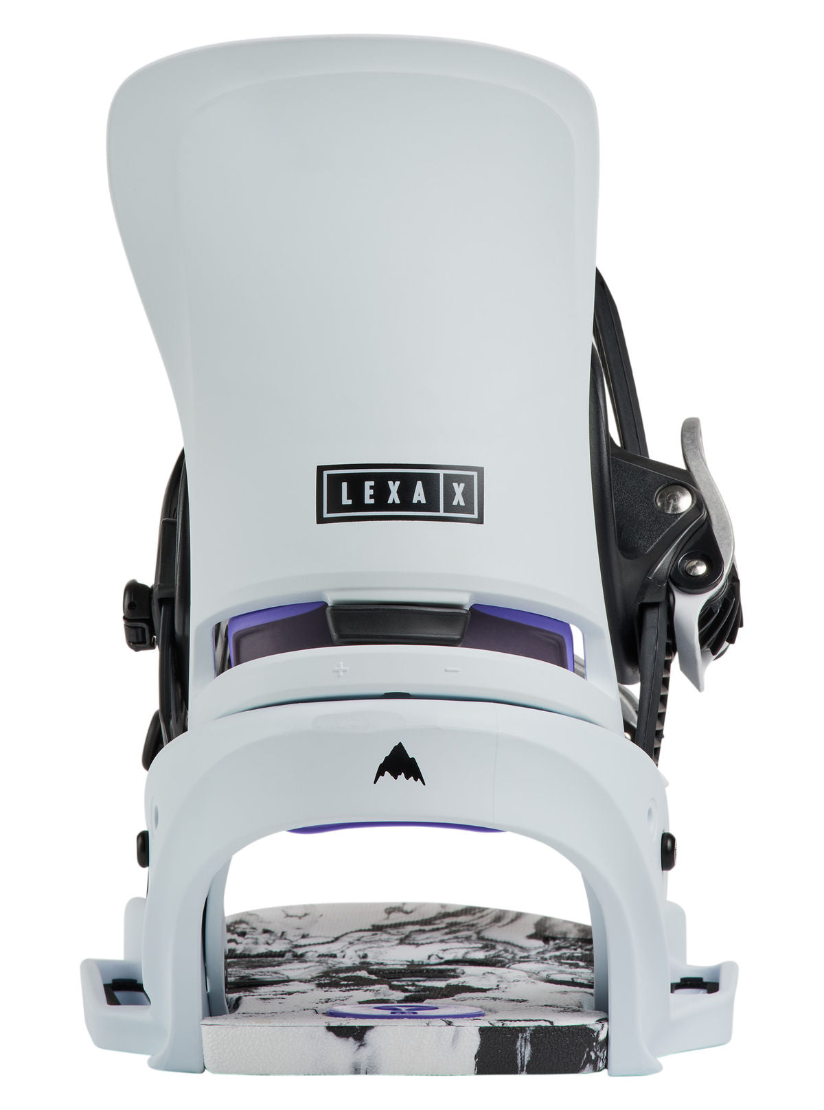 Women's Burton Lexa X EST Snowboard Bindings - White - Burton Bindings Strap - alternate view 3