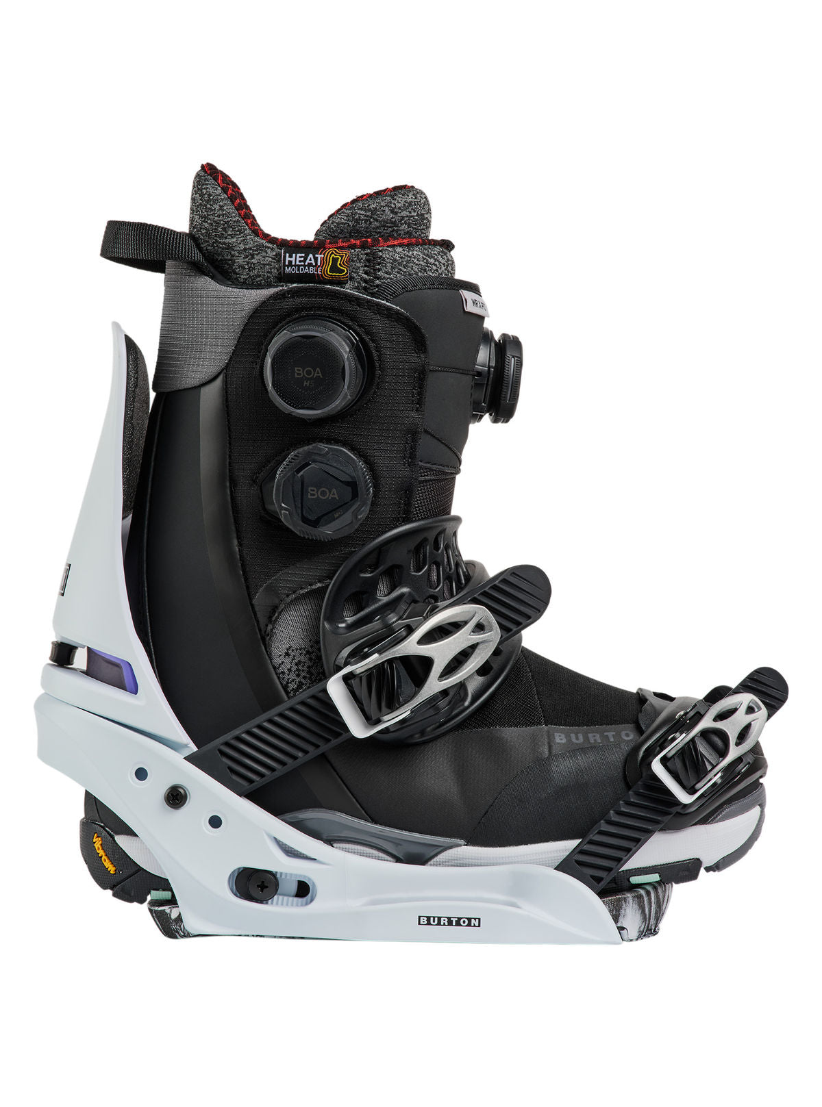 Women's Burton Lexa X EST Snowboard Bindings - White - Burton Bindings Strap - alternate view 5