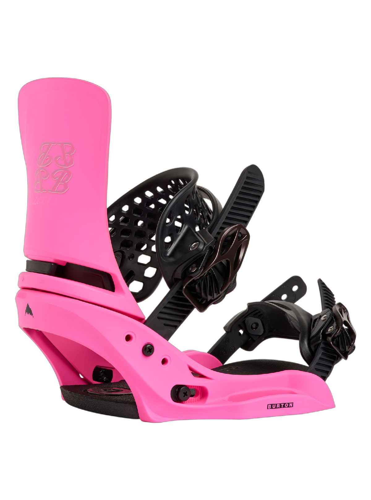 Women's Burton Lexa X EST Snowboard Bindings - Shockwave Pink - Burton Bindings Strap