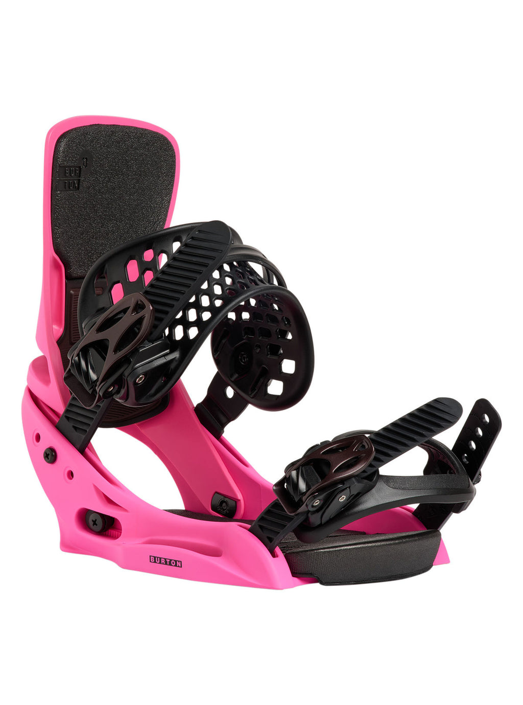 Women's Burton Lexa X EST Snowboard Bindings - Shockwave Pink - Burton Bindings Strap - alternate view 2
