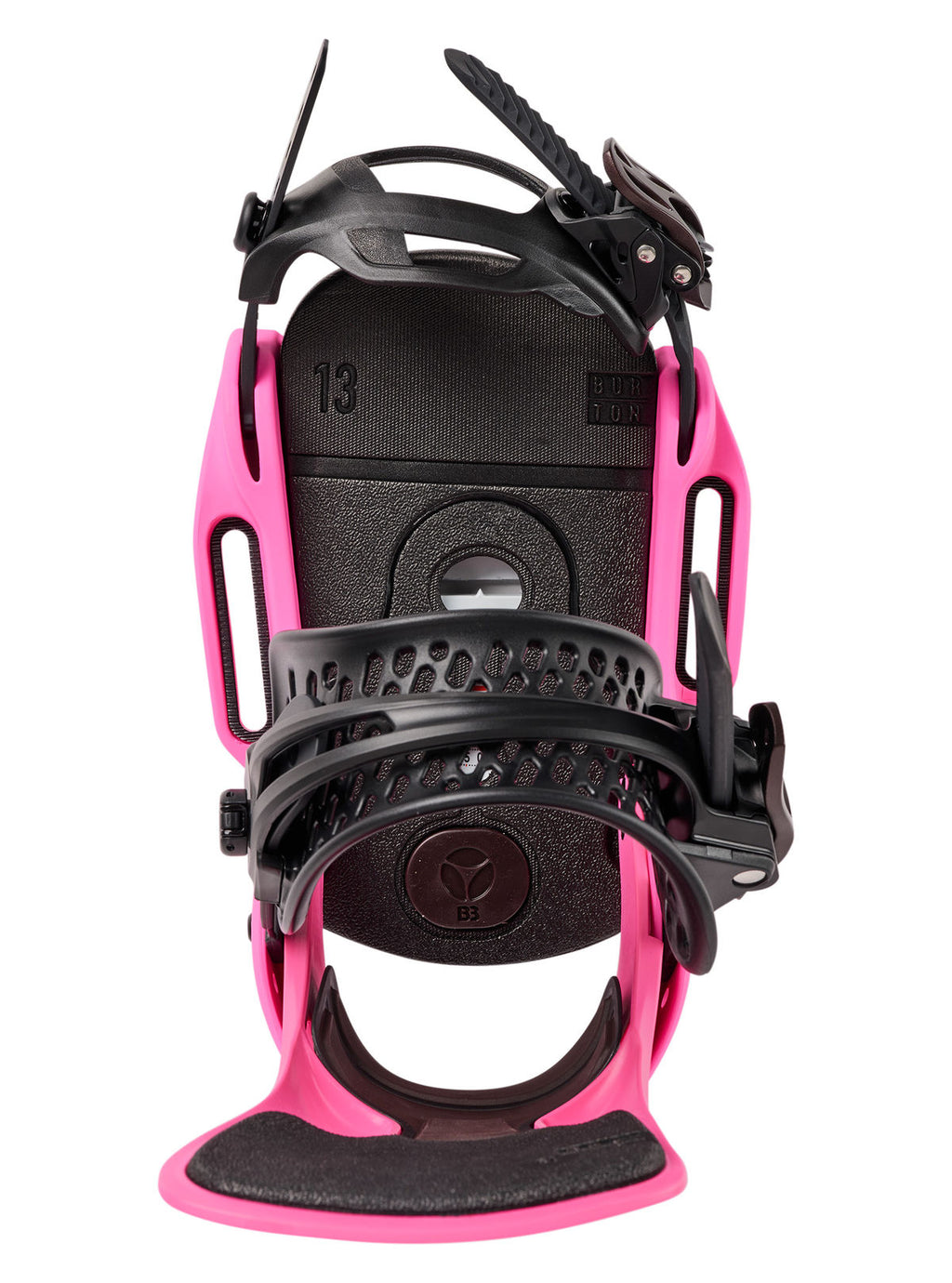 Women's Burton Lexa X EST Snowboard Bindings - Shockwave Pink - Burton Bindings Strap - alternate view 4