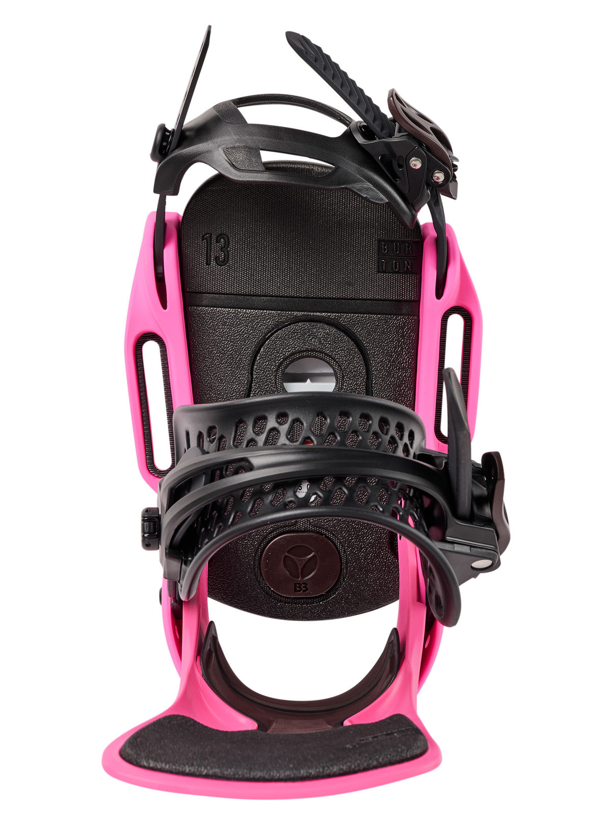 Women's Burton Lexa X EST Snowboard Bindings - Shockwave Pink - Burton Bindings Strap - alternate view 4