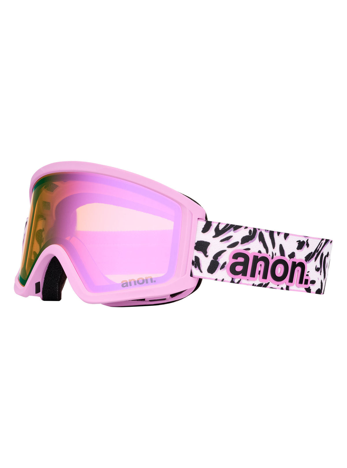 Anon Tracker 2.0 Goggles + MFI Face Mask - Leopard Pink / Pink Amber - Anon Traditional Goggle - alternate view 3
