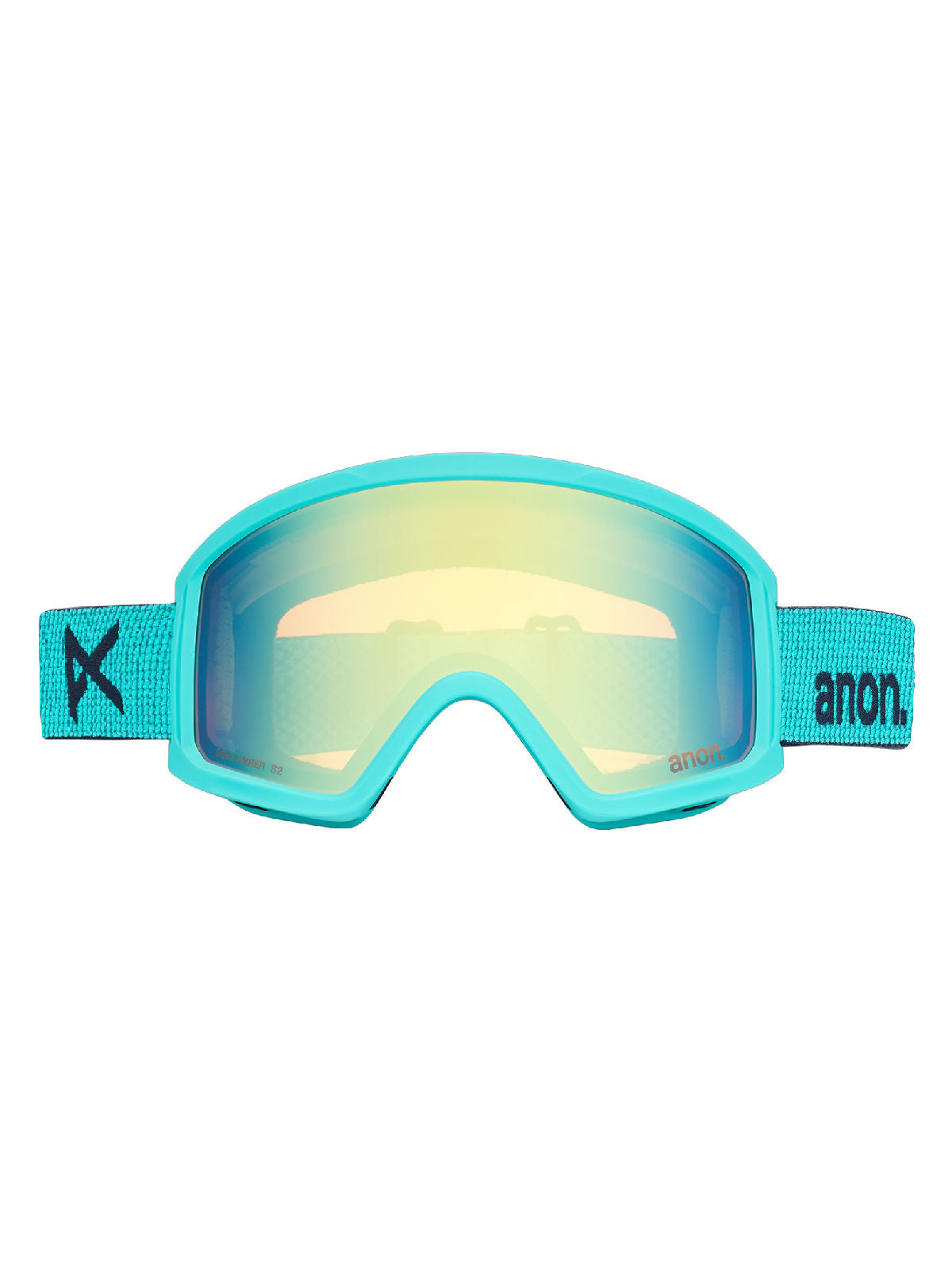 Anon Tracker 2.0 Goggles + MFI Face Mask - Marine / Gold Amber - Anon Traditional Goggle - alternate view 2