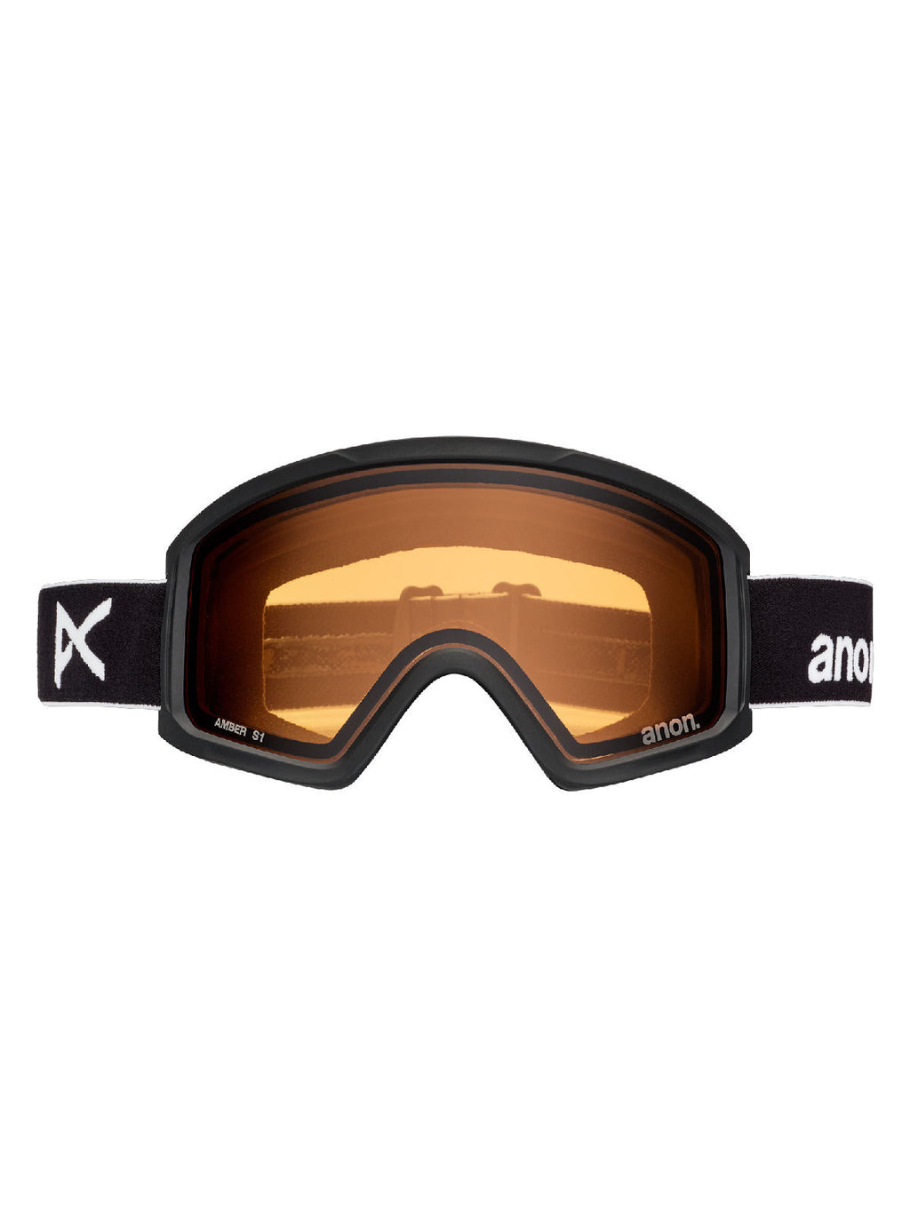 Anon Tracker 2.0 Goggles + MFI Face Mask - Black / Amber - Anon Traditional Goggle - alternate view 2
