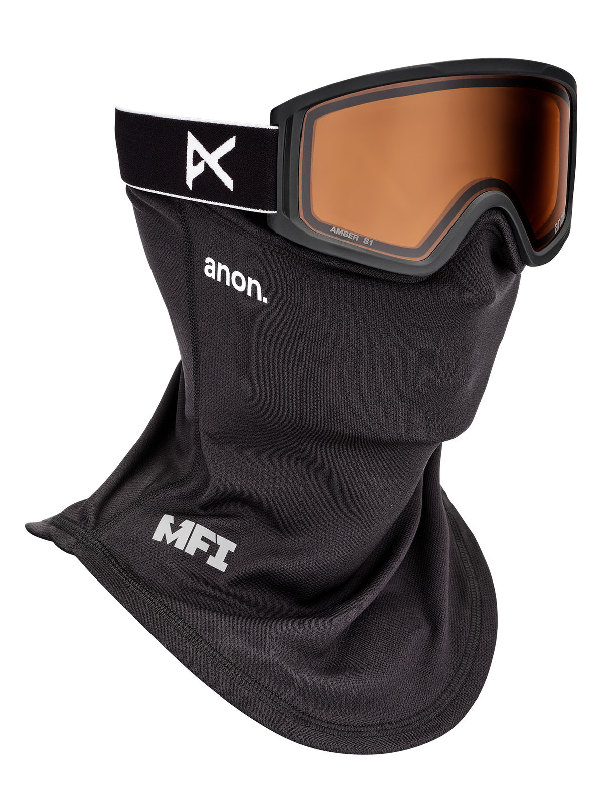 Anon Tracker 2.0 Goggles + MFI Face Mask - Black / Amber - Anon Traditional Goggle - alternate view 5