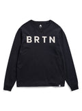 Burton BRTN Long Sleeve T-Shirt - True Black - Burton Ls Tee Apparel
