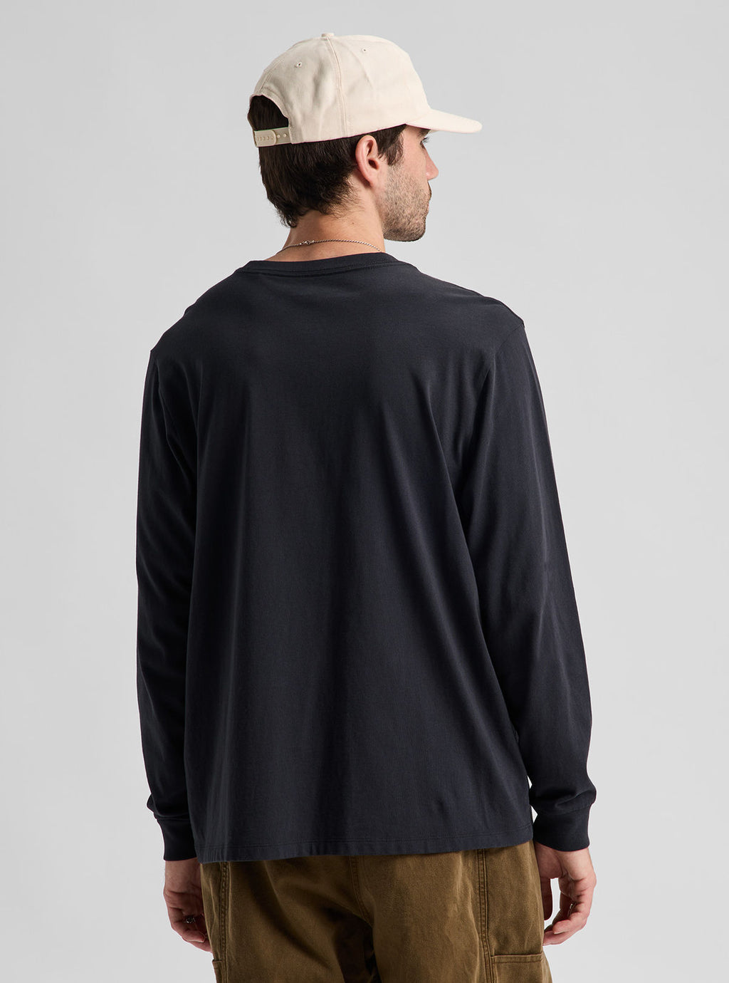Burton BRTN Long Sleeve T-Shirt - True Black - Burton Ls Tee Apparel - alternate view 4