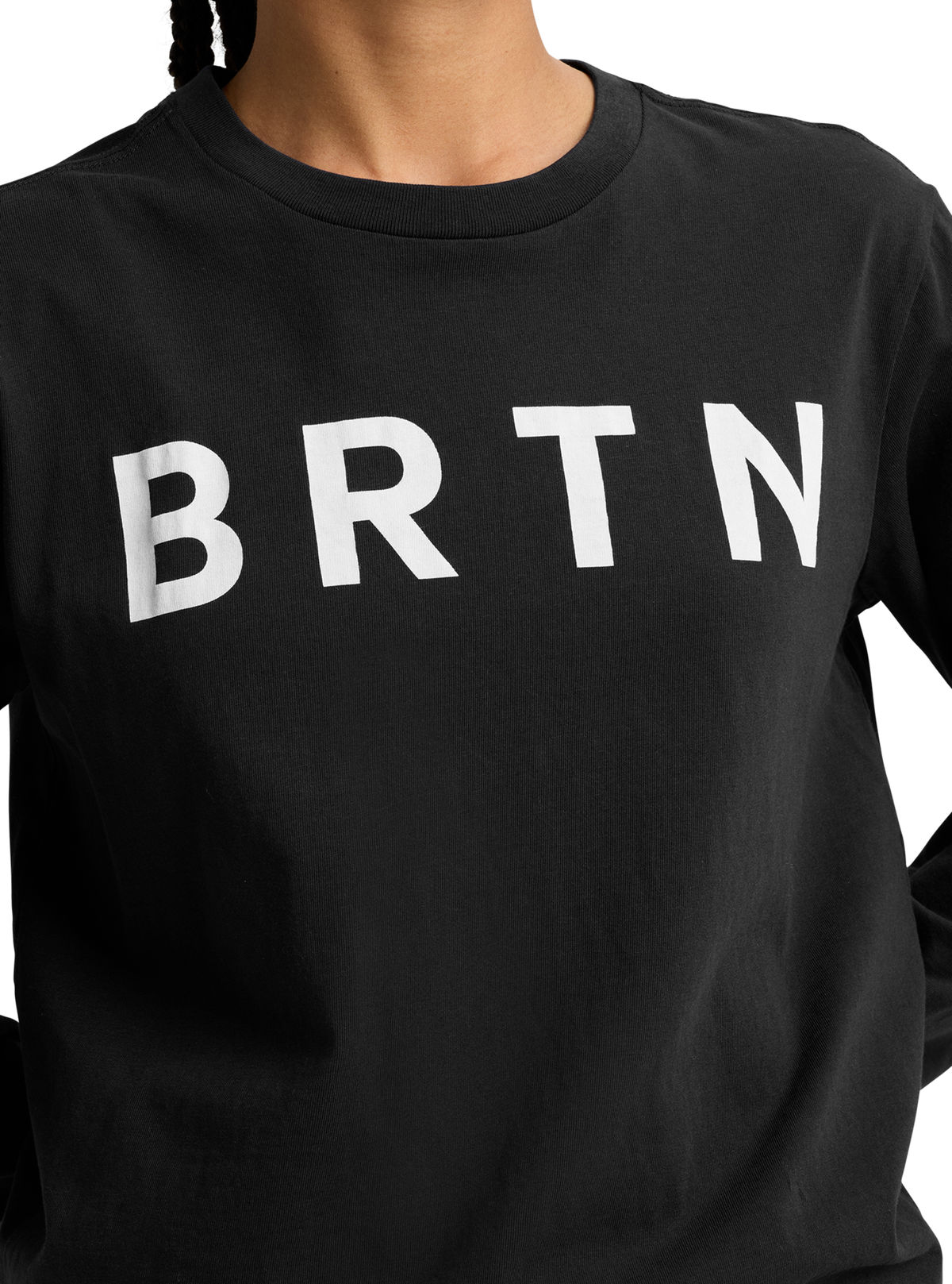 Burton BRTN Long Sleeve T-Shirt - True Black - Burton Ls Tee Apparel - alternate view 9