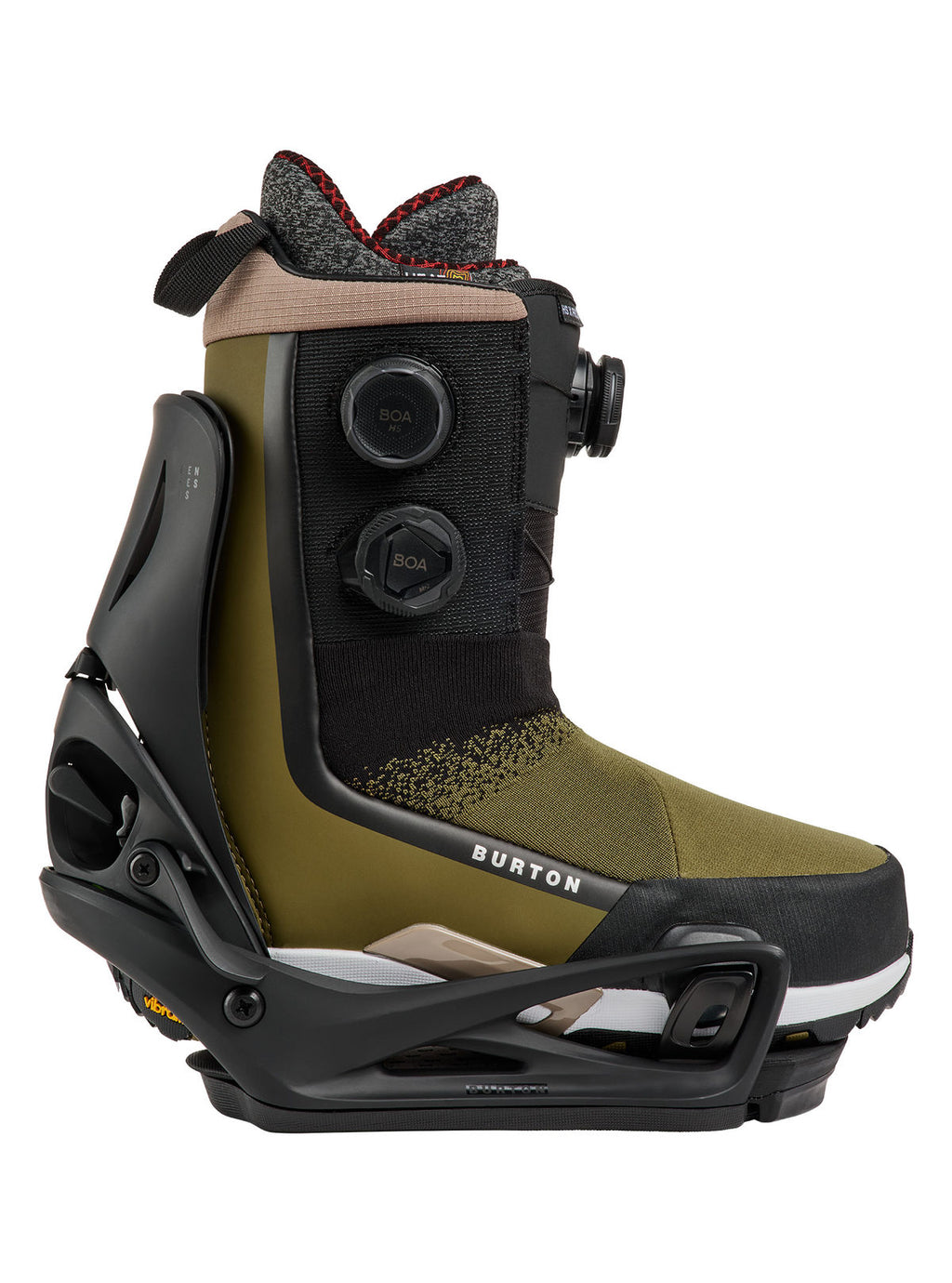 Men's Burton Step On Genesis Re:Flex Snowboard Bindings - Black - Burton Bindings Step On - alternate view 5
