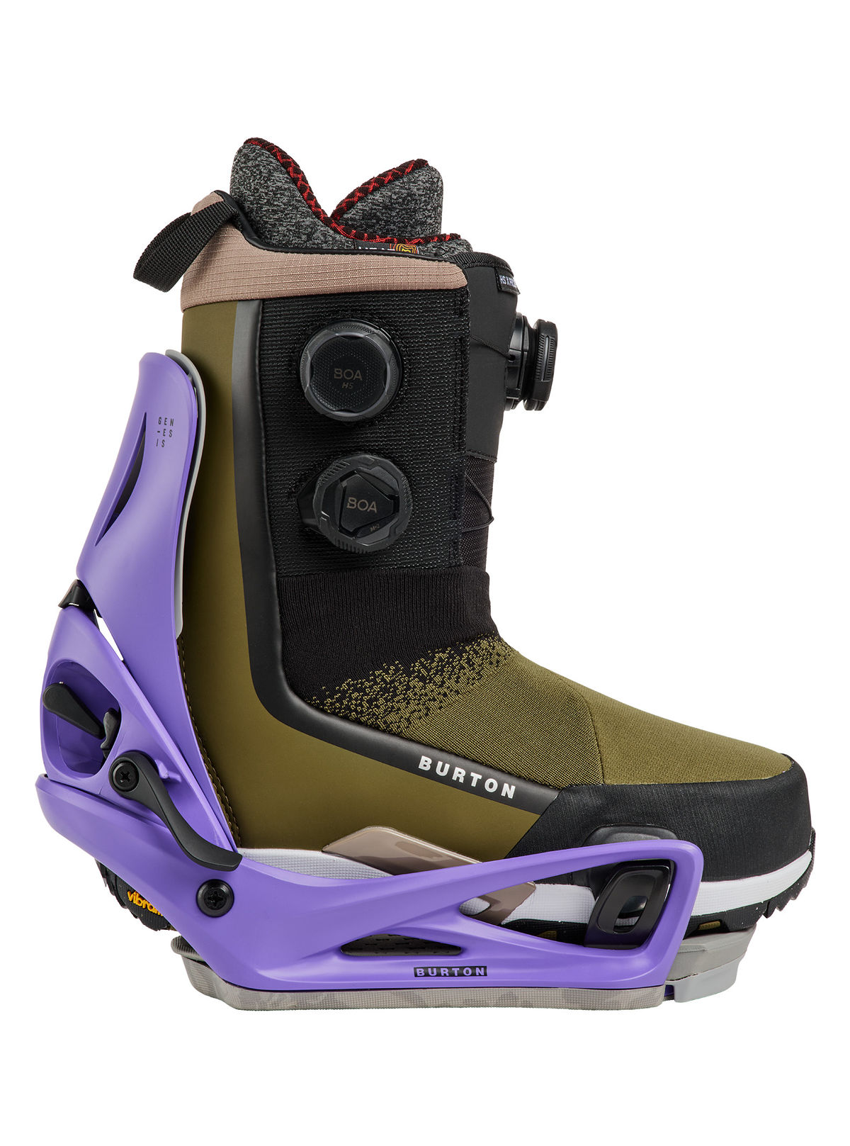 Men's Burton Step On Genesis Re:Flex Snowboard Bindings - Purple Voltage - Burton Bindings Step On - alternate view 5
