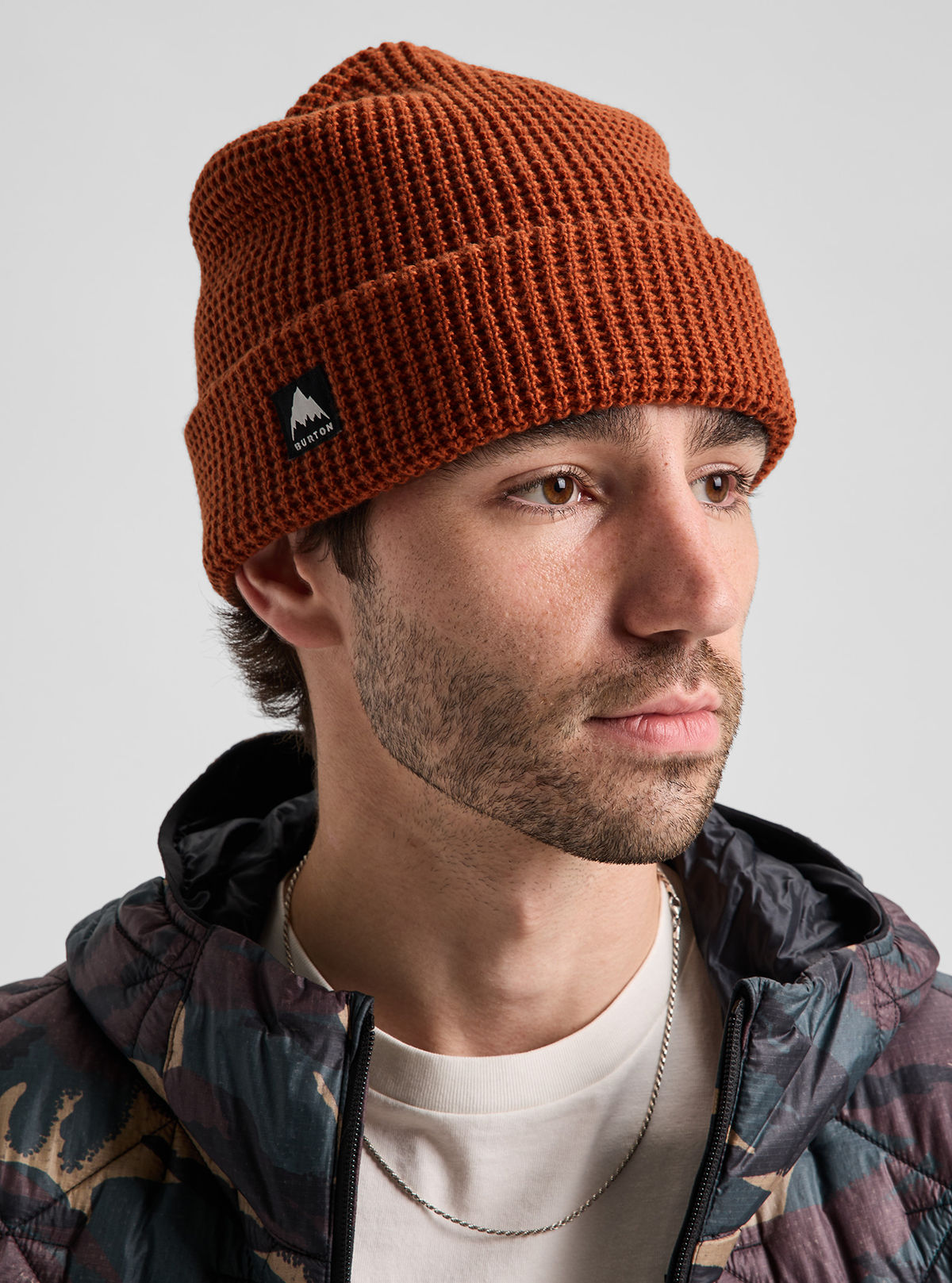 Burton Recycled Waffle Beanie - Spiced Chai - Burton Beanies - alternate view 2