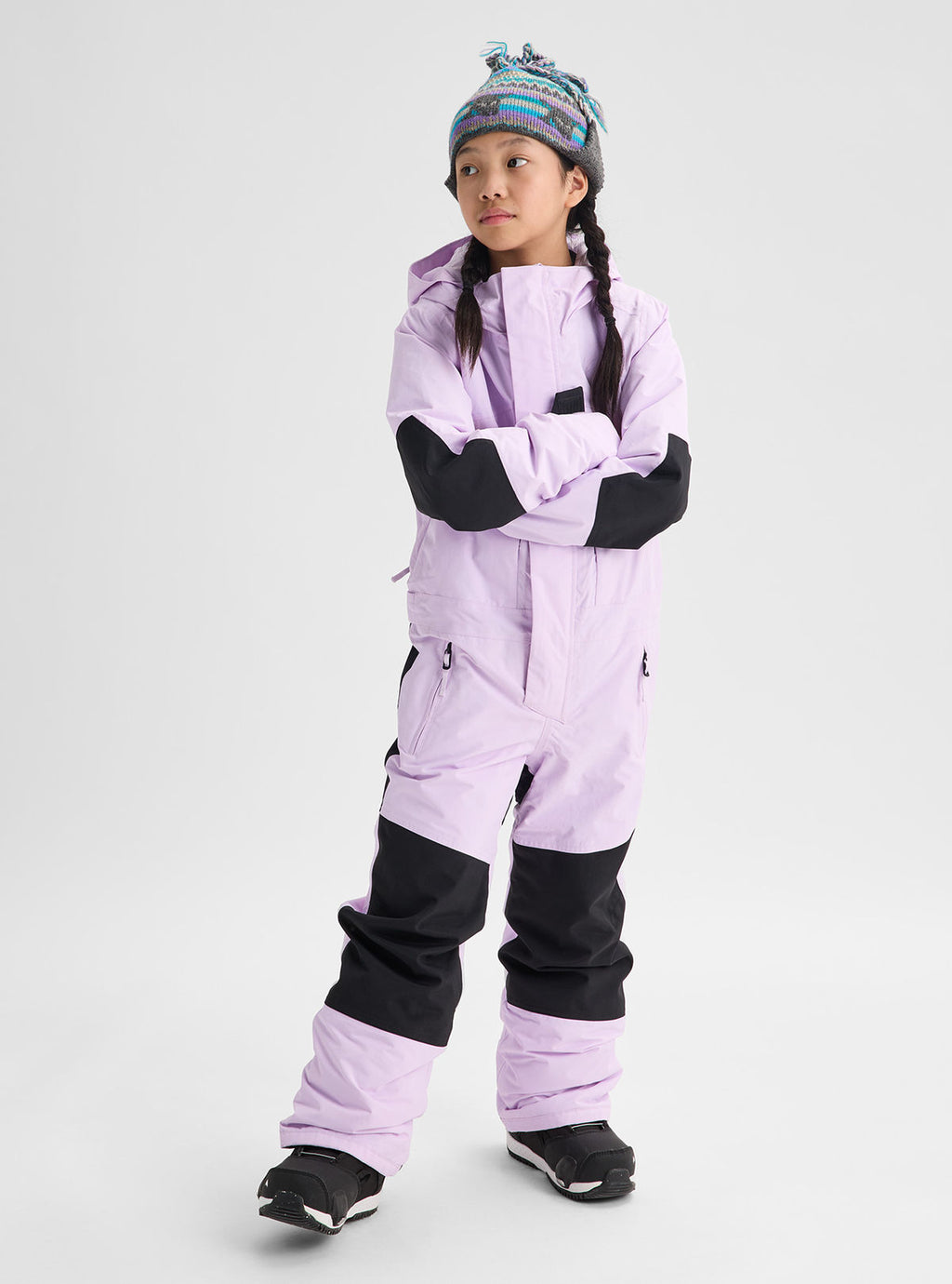 Kids' Burton 2L One Piece - Moondust Purple - Burton One Piece Outerwear - alternate view 2