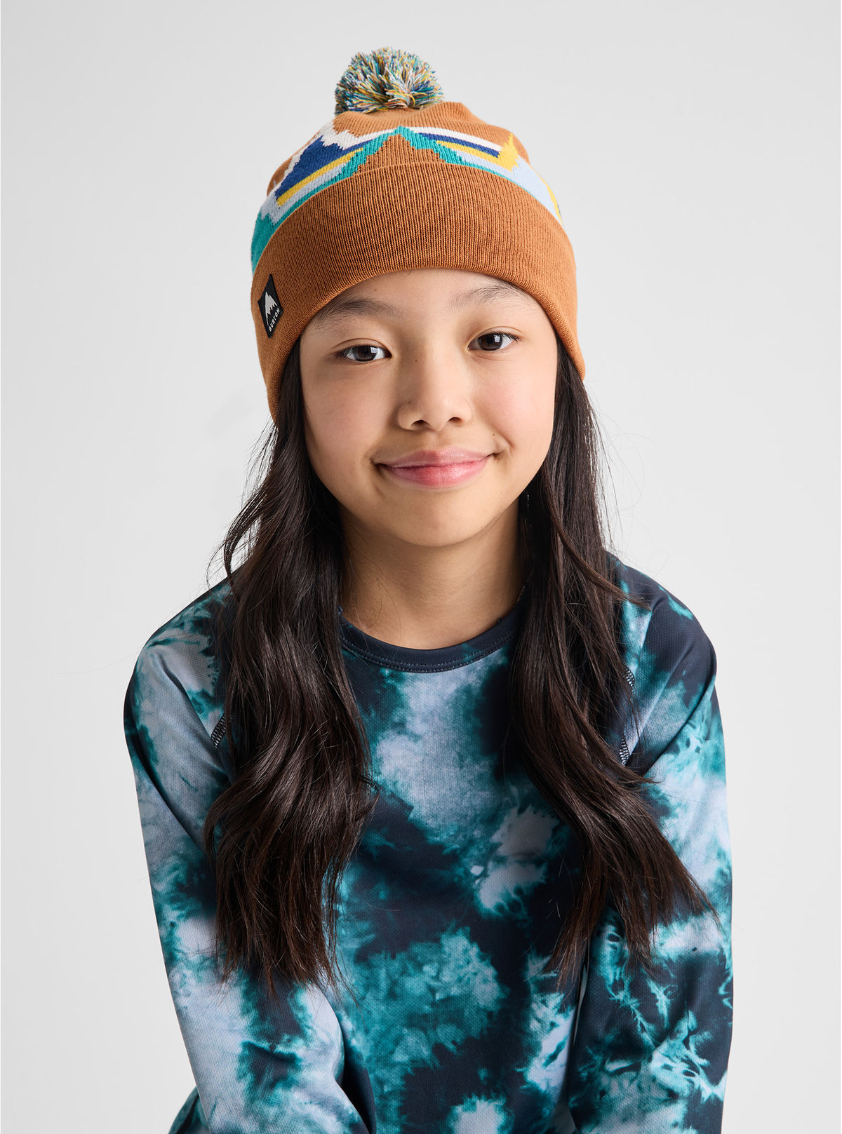 Kids' Burton Recycled Echo Lake Beanie - Spiced Chai - Burton Beanies - alternate view 2