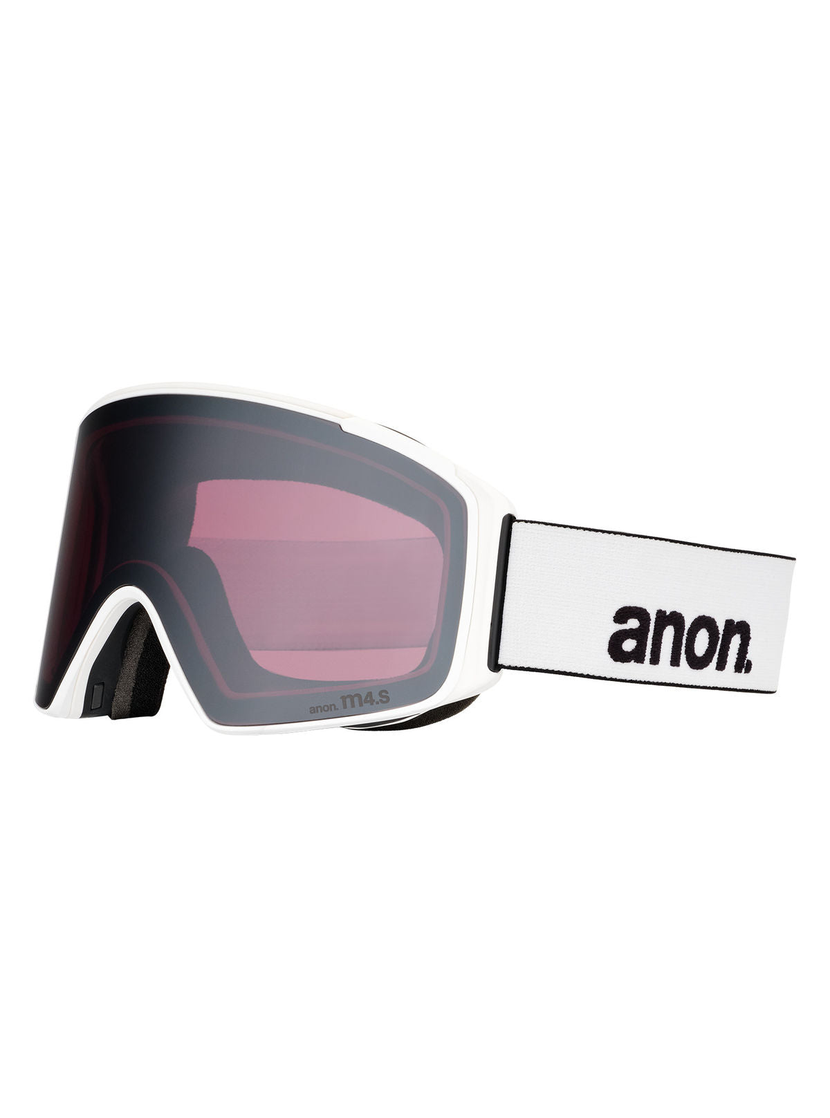Anon M4S Goggles (Cylindrical) + Bonus Lens + MFI Face Mask - White / Perceive Sunny Onyx - W26 - Anon Magnatech Goggle - alternate view 3