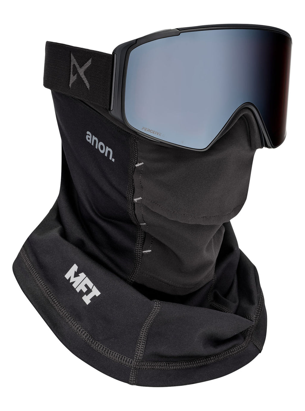 Anon M4S Goggles (Cylindrical) + Bonus Lens + MFI Face Mask - Smoke / Perceive Sunny Onyx - Anon Magnatech Goggle - alternate view 5