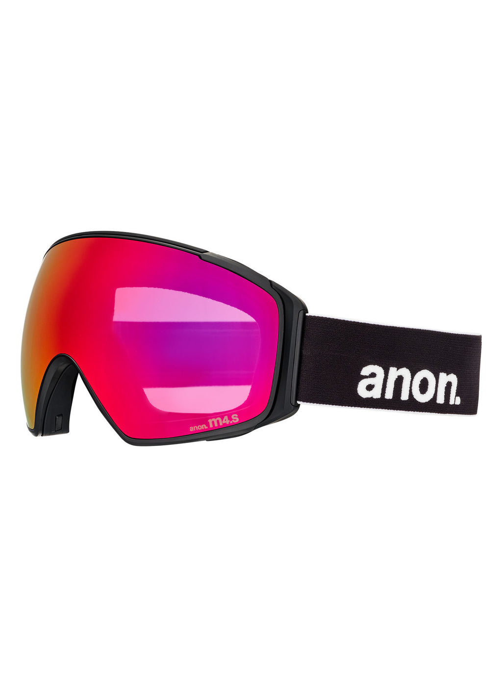 Anon M4S Goggles (Toric) + Bonus Lens + MFI Face Mask - Black / Perceive Sunny Red - Anon Magnatech Goggle - alternate view 3