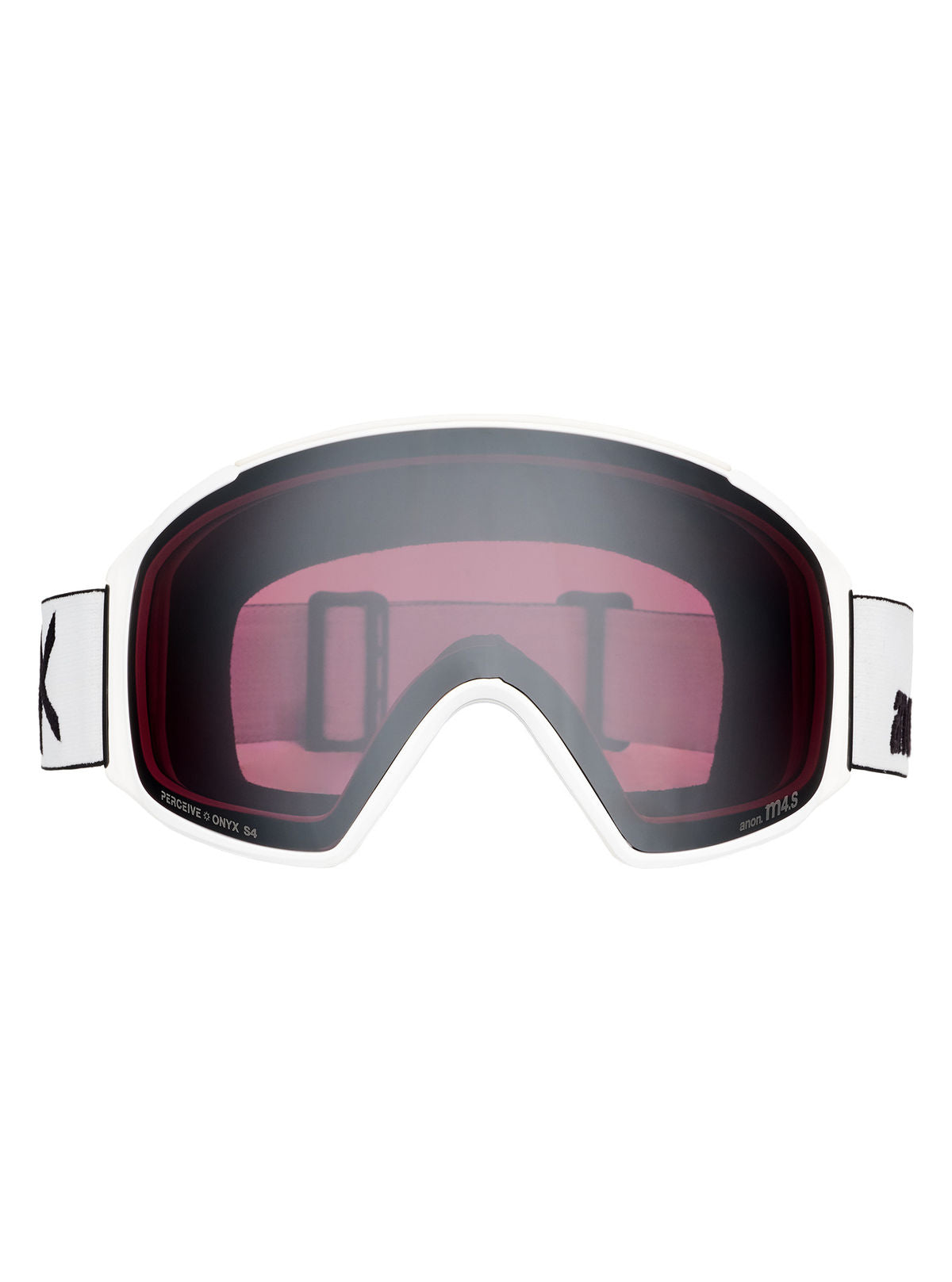 Anon M4S Goggles (Toric) + Bonus Lens + MFI Face Mask - White / Perceive Sunny Onyx - Anon Magnatech Goggle - alternate view 2
